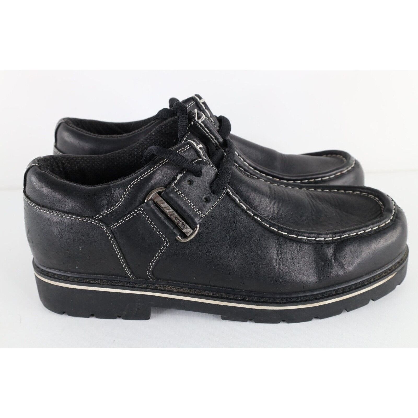Lugz Vintage 90s Y2K NY Lug Co Lugz Heavyweight Leather Moc Boots Size US 15 / EU 48 - 3 Thumbnail