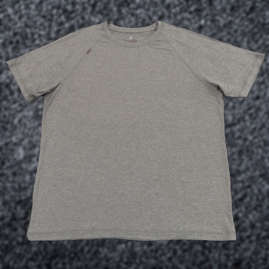 Rhone Rhone Reign Shirt Mens XL Light Charcoal Heather Short Sleeve Performance Tech Shirt Size US XL / EU 56 / 4 - 1 Thumbnail