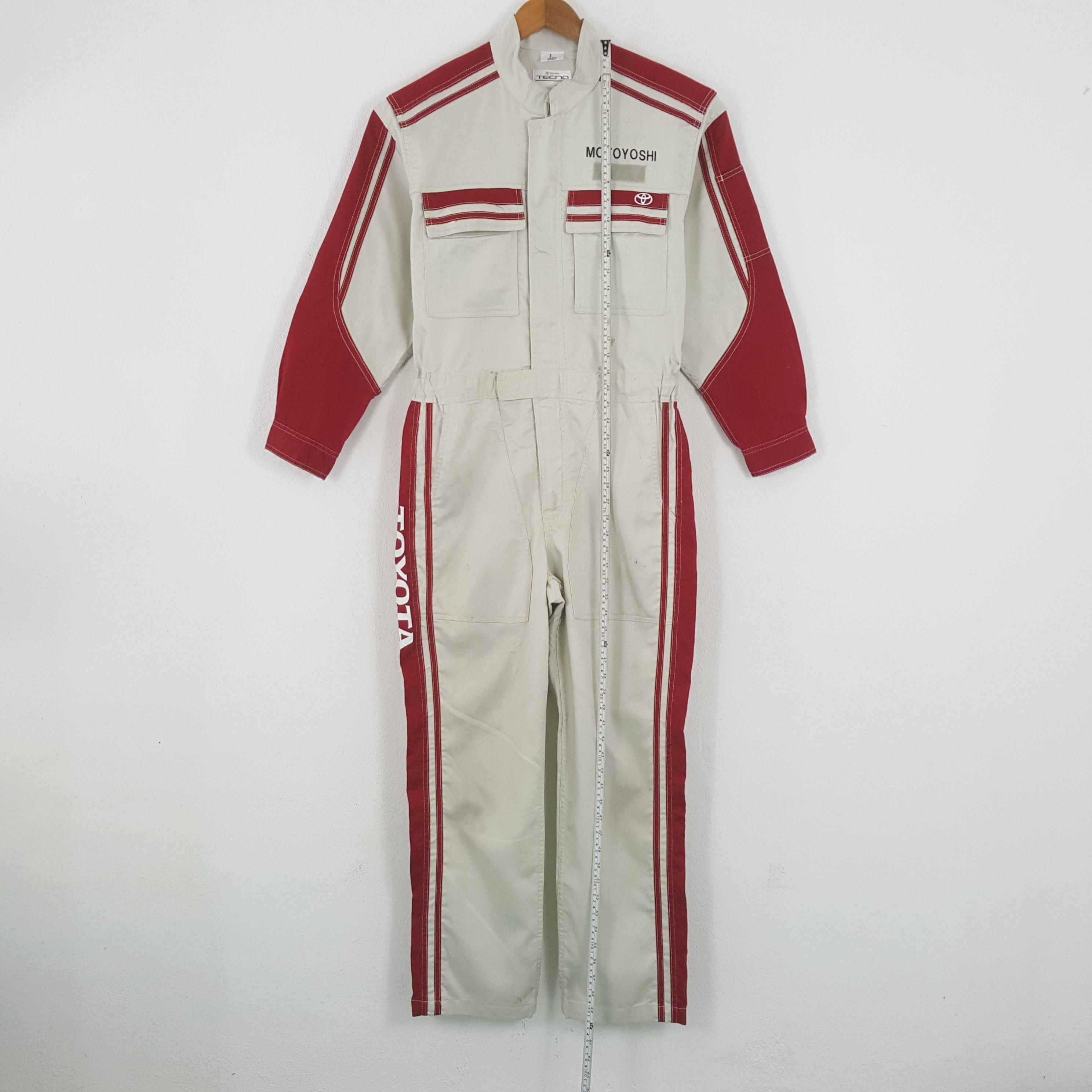 Vintage Vintage TOYOTA TECNO Japanese Racing Team Coerall Jacket Size US M / EU 48-50 / 2 - 7 Thumbnail