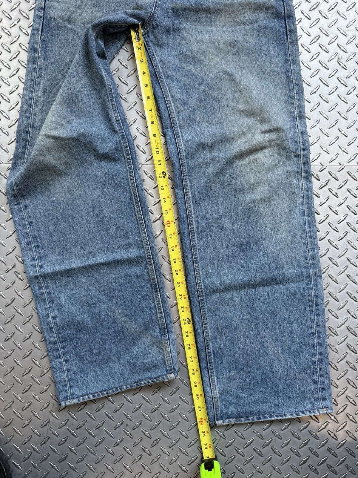 Saint Laurent Paris Saint Laurent Blue Loose Jeans Made in Japan Size US 32 / EU 48 - 4 Thumbnail