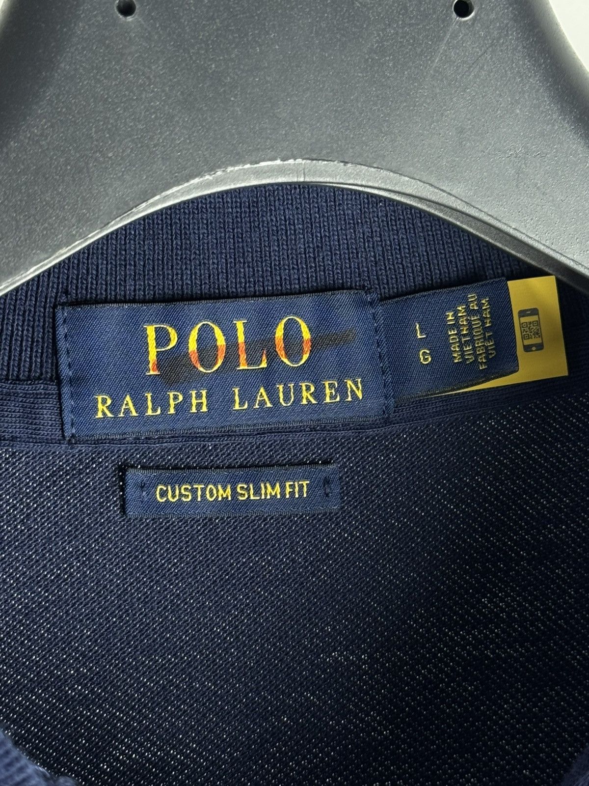 Polo Ralph Lauren Polo Ralph Lauren Polo Bear Custom Slim Fit Polo Shirt Navy Size US L / EU 52-54 / 3 - 4 Thumbnail