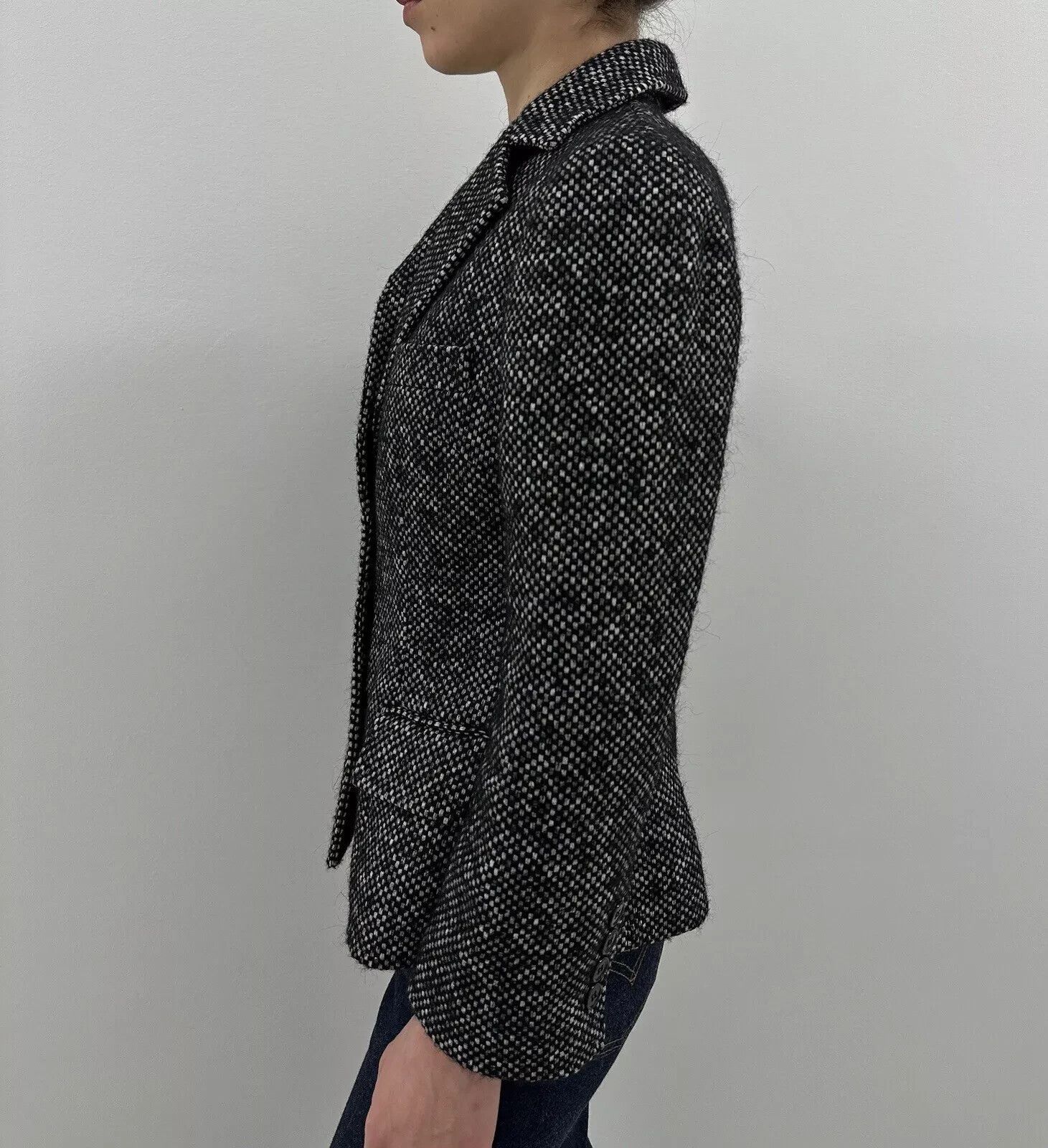 Dolce & Gabbana Dolce & Gabbana Women Fitted Blazer Coat Jacket Wool Alpaca Size M / US 6-8 / IT 42-44 - 8 Thumbnail