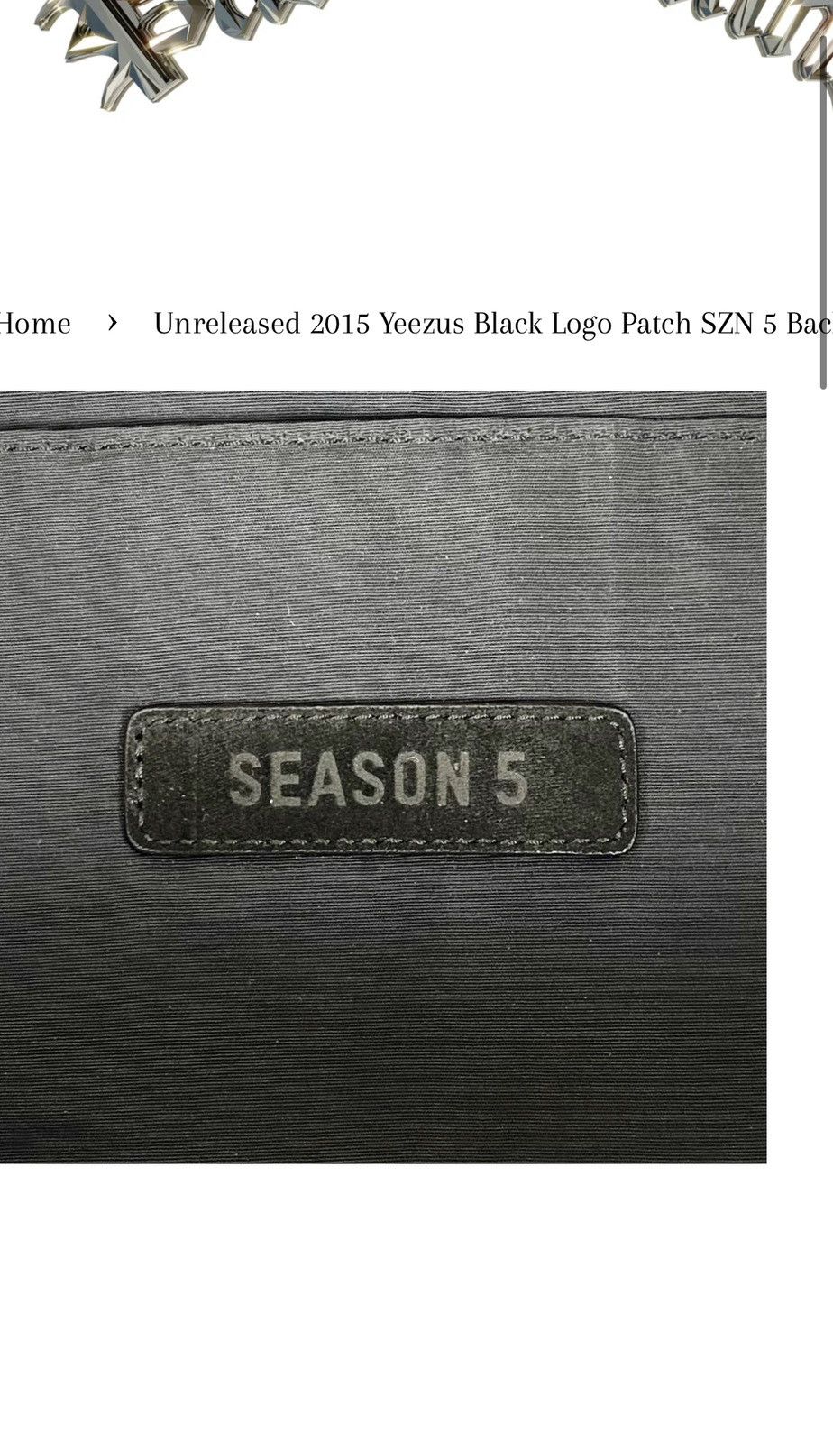 Kanye West × Los Angeles Apparel × Yeezy Unreleased Yeezy Season 5 Yeezus Patch (2015) Size ONE SIZE - 5 Thumbnail
