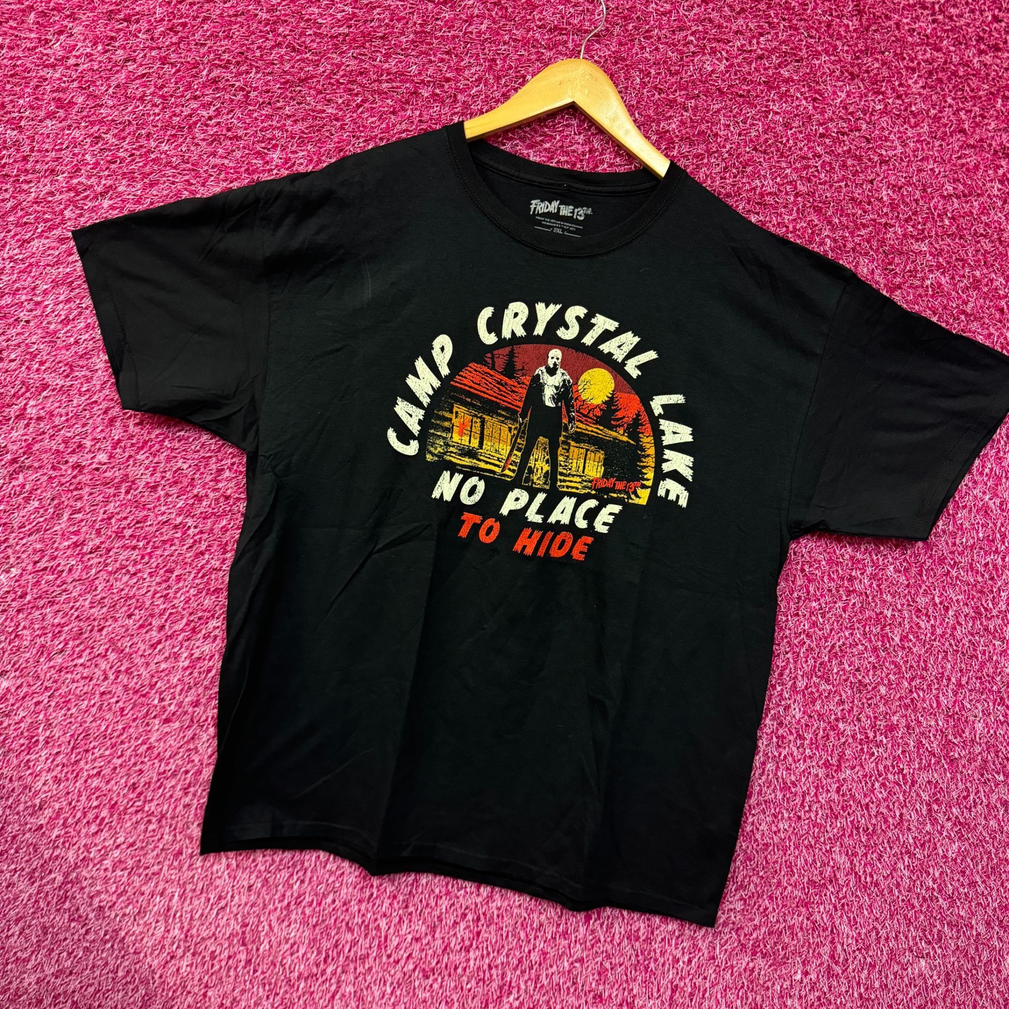 Band Tees Friday the 13th Camp Crystal Lake T-shirt size 2XL. Size US XXL / EU 58 / 5 - 2 Thumbnail