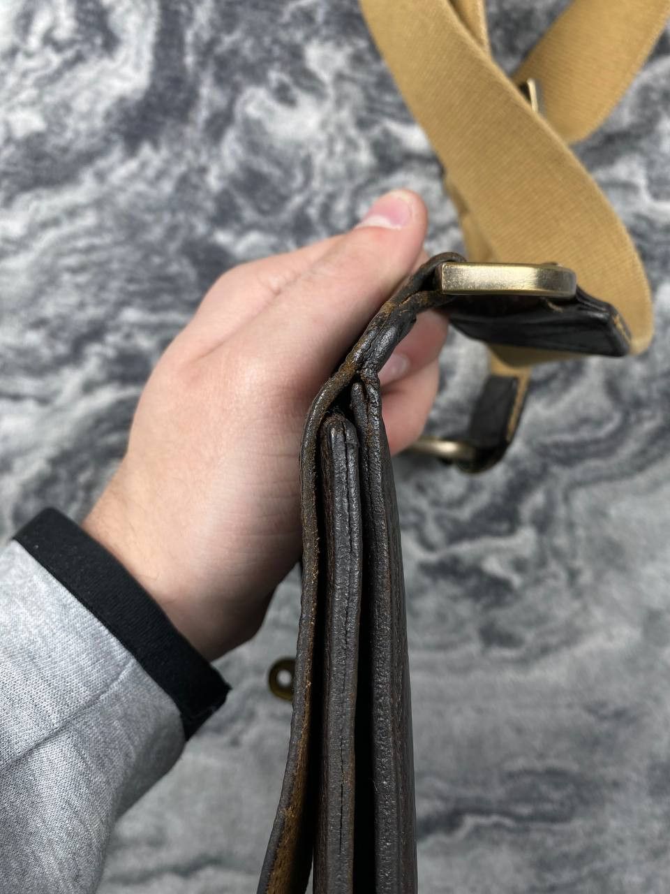 Mulberry Vintage Mulberry Leather Messenger Bag Men Brown Size ONE SIZE - 15 Thumbnail