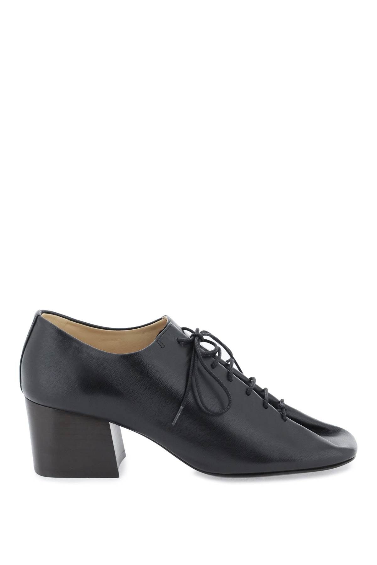 image of Lemaire Souris Heel Shoesed Derby Shoes in Black, Women's (Size 9)