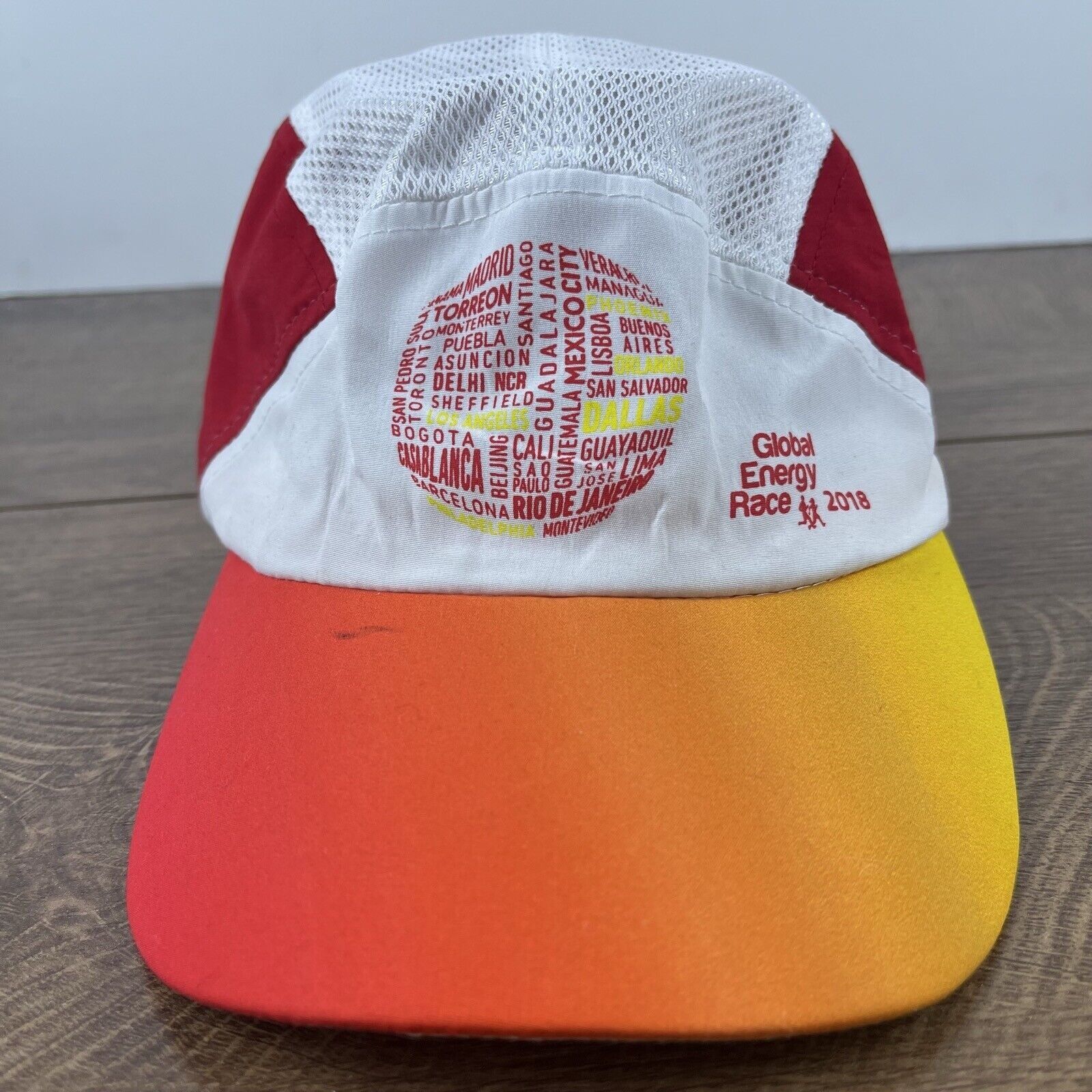 Other Bimbo Global Energy Race 2018 Hat White Cap Hat Adjustable H Size ONE SIZE - 3 Thumbnail