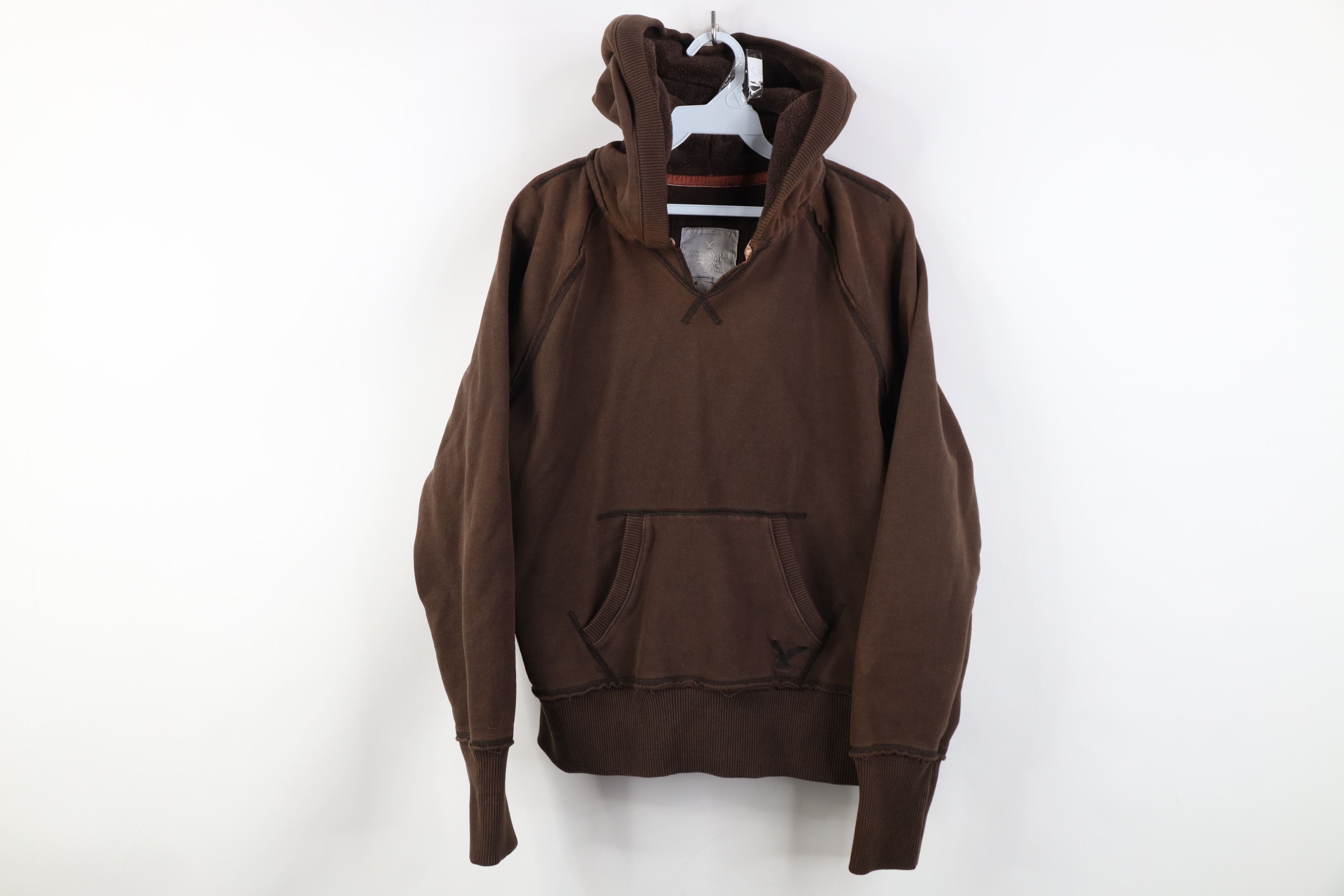 American Eagle Outfitters Vintage 90s Y2K American Eagle Babydoll Fleece Lined Hoodie Size XL / US 12-14 / IT 48-50 - 1 Thumbnail