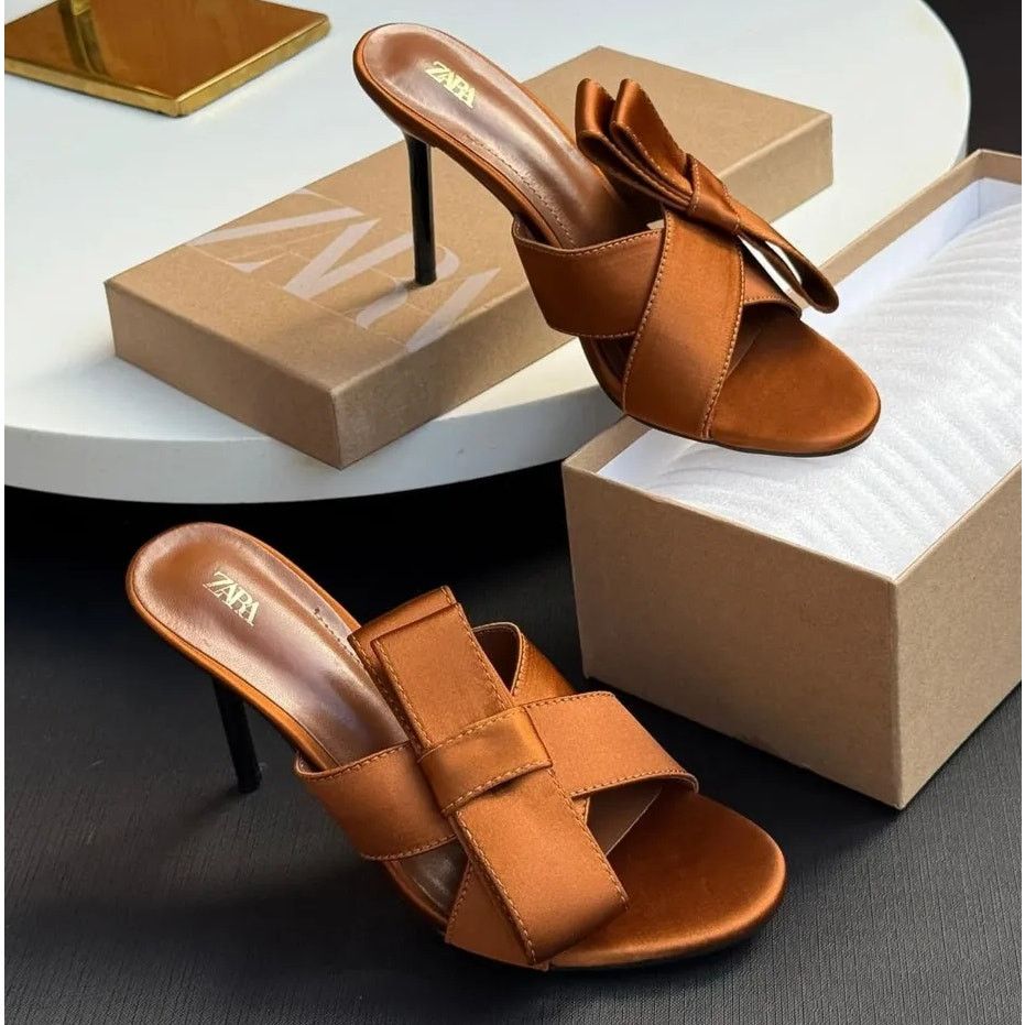 Zara RARE!!! ZARA Heels with Crossover Strap NWT Size US 8 / IT 38 - 3 Thumbnail