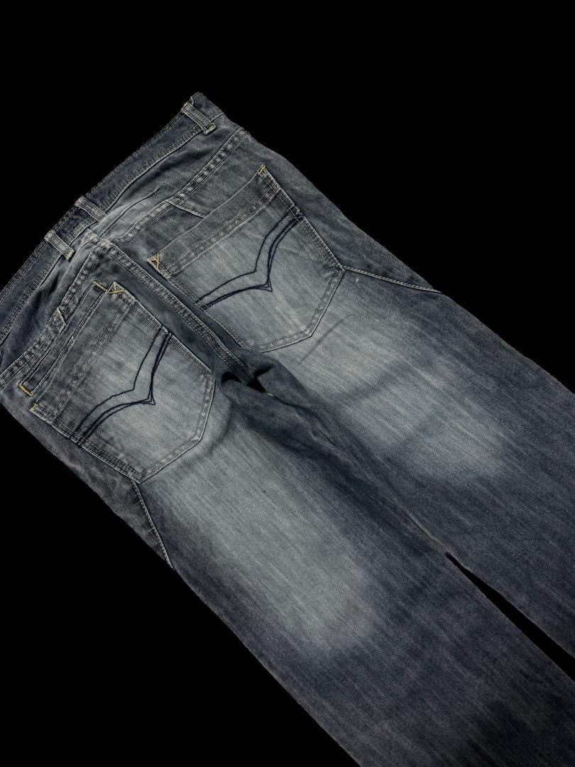 Vintage SICK Japanese Mudwash Distressed BootCut Classic Style Size US 30 / EU 46 - 13 Thumbnail