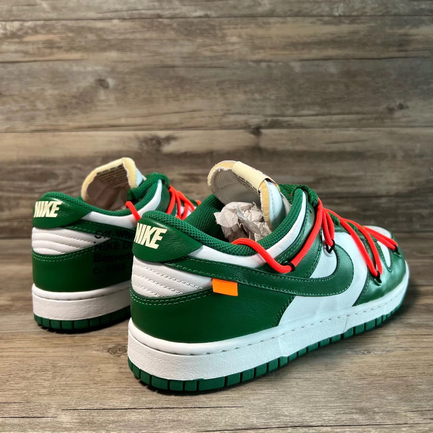 Nike Nike Dunk x Off-White White Green CT0856-100 Size US 9 / EU 42 - 3 Thumbnail