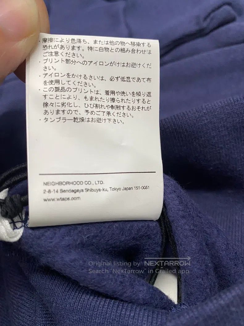 Wtaps Wtaps Blue hoodie Size US XL / EU 56 / 4 - 8 Thumbnail