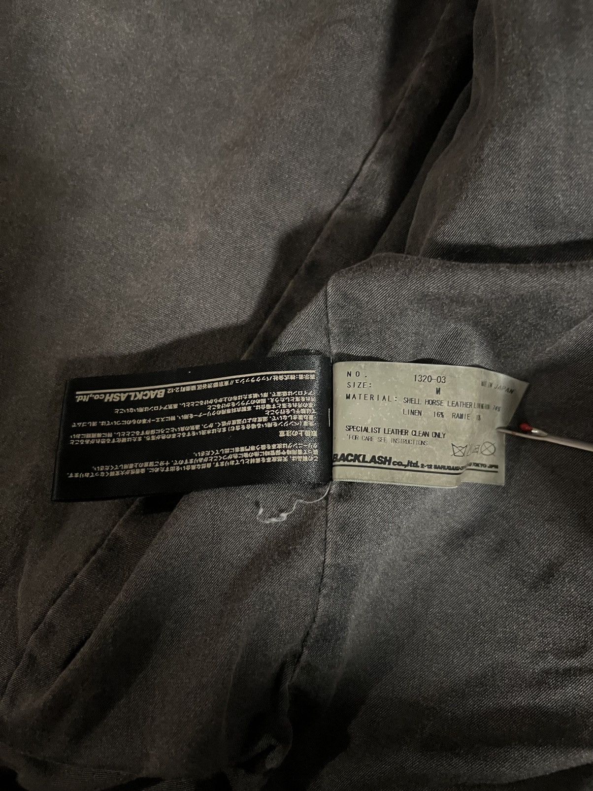 Isamu Katayama Backlash Isamu Katayama Backlash Leather Jacket Size US M / EU 48-50 / 2 - 9 Thumbnail