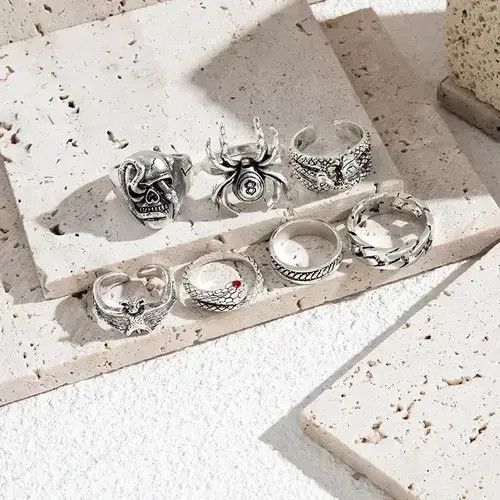 Jewelry × Vintage Rings Set Size ONE SIZE - 4 Thumbnail