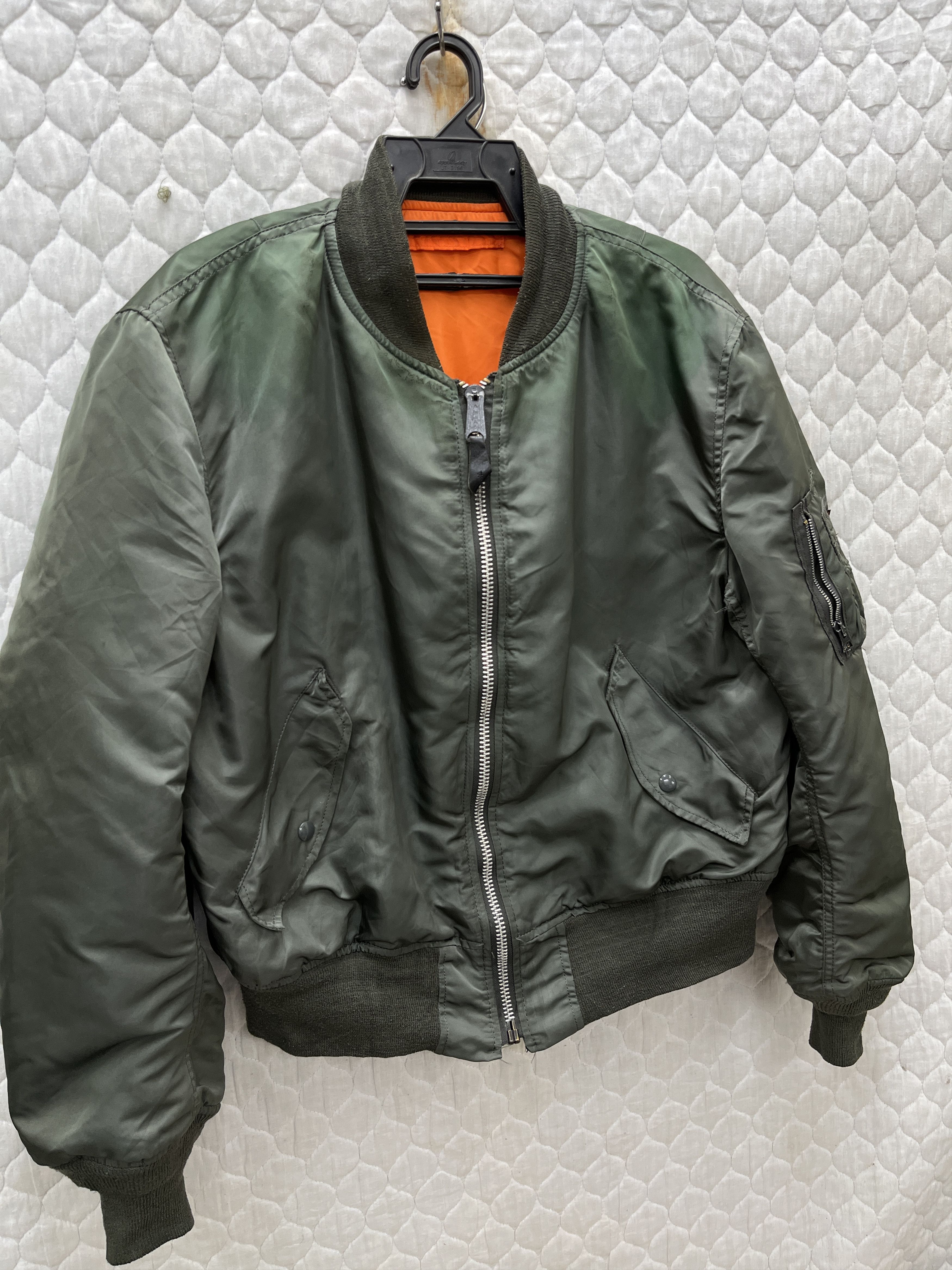 Alpha Industries 🔥🔥🔥STEALS VTG ALPHA INDUSTRIES MA1 BOMBER JACKET Size US L / EU 52-54 / 3 - 3 Thumbnail