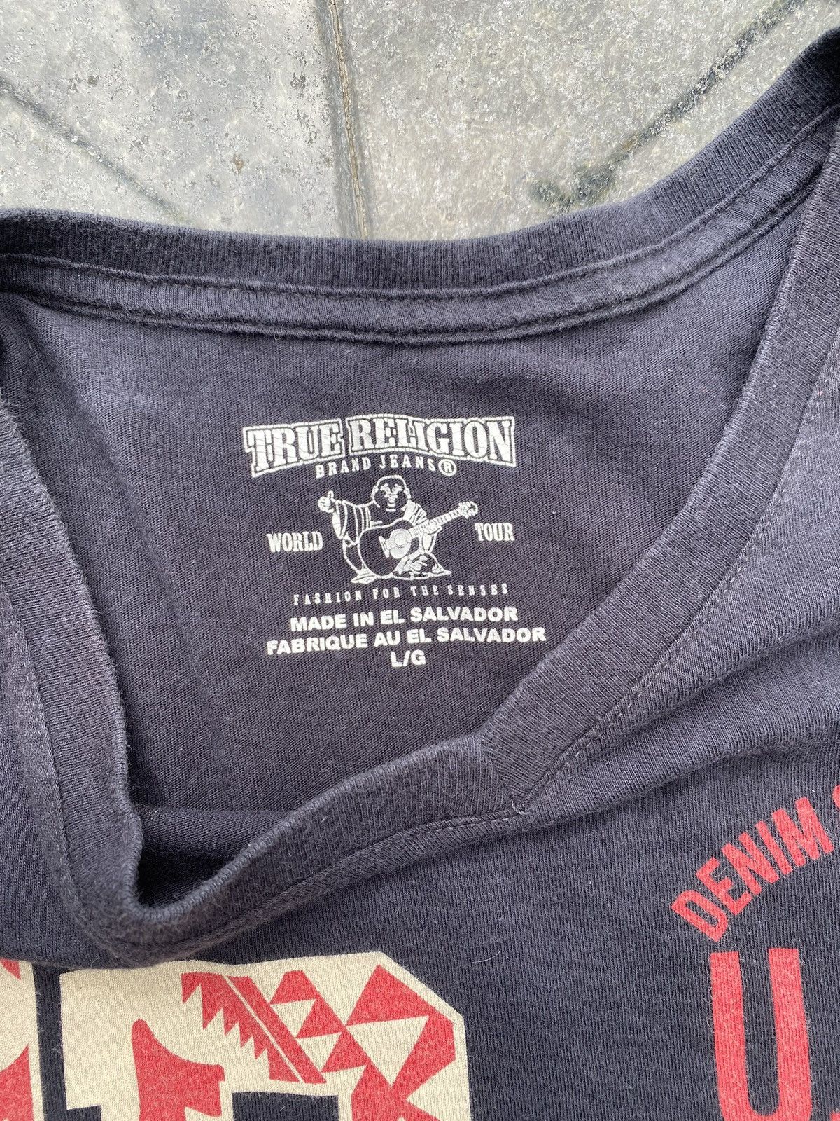 True Religion × Vintage 90’s TRUE RELIGION RARE LOGO RETRO Y2K TEE TSHIRT Size US L / EU 52-54 / 3 - 4 Thumbnail