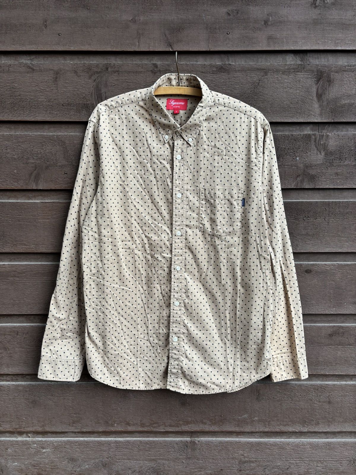 Supreme Supreme Fw11 polka dot button up shirt Size US L / EU 52-54 / 3 - 1 Thumbnail