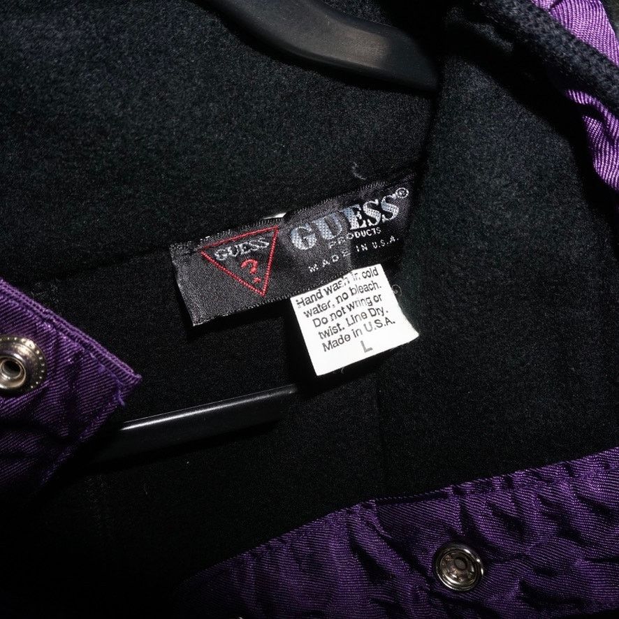 Guess Large - Vintage Y2K Guess jeans embroider fleece sweatshirt Size US L / EU 52-54 / 3 - 4 Thumbnail