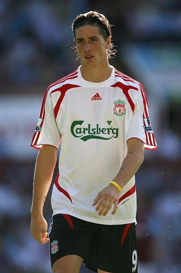Adidas LIVERPOOL 2007 2008 AWAY FOOTBALL SHIRT SOCCER JERSEY Size US S / EU 44-46 / 1 - 8 Thumbnail
