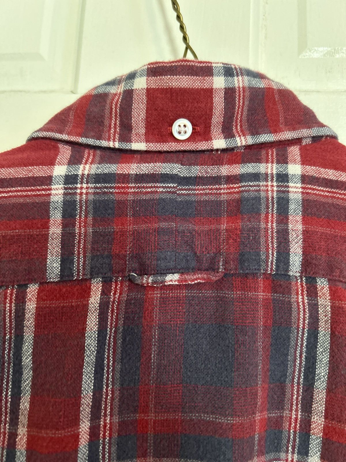Thom Browne Lightweight Plaid Flannel Button Down Shirt Size US XS / EU 42 / 0 - 6 Thumbnail