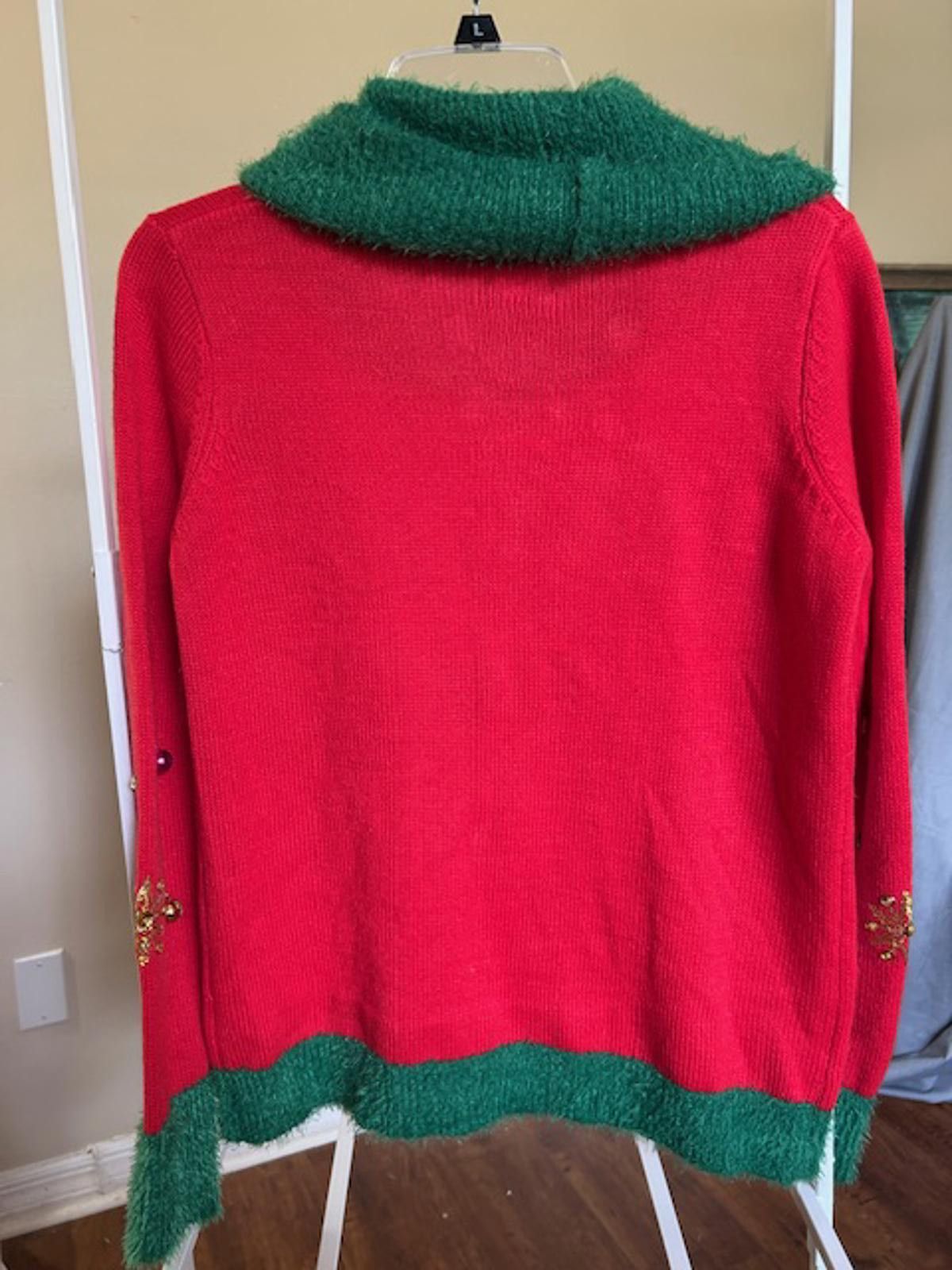 Other Holiday Time Christmas Sweater Sequins and Bells, Size S Size US S / EU 44-46 / 1 - 5 Thumbnail