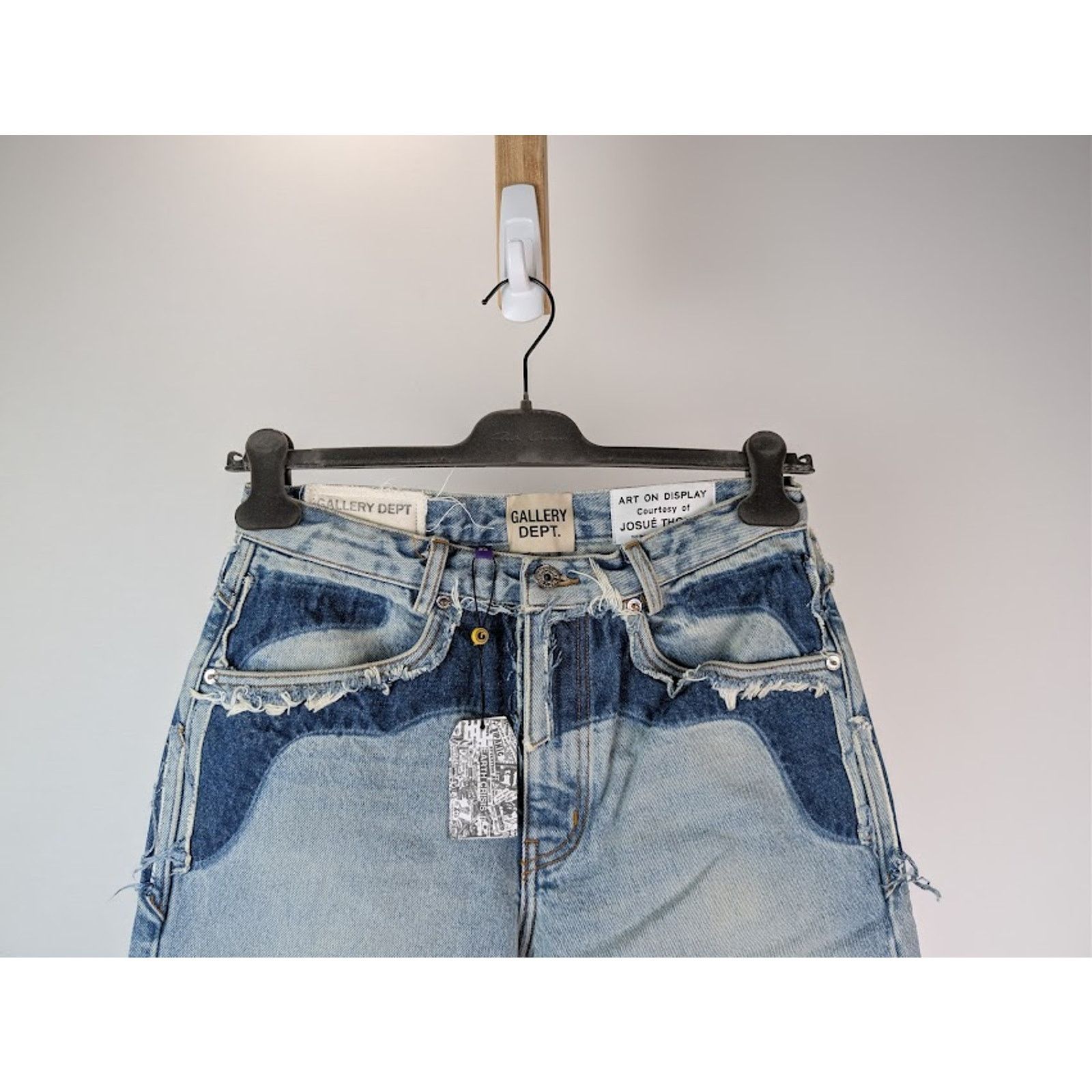 Gallery Dept. o1rshd1 Patchwork Flared Denim Jeans in Indigo Blue Size US 38 / EU 54 - 3 Thumbnail