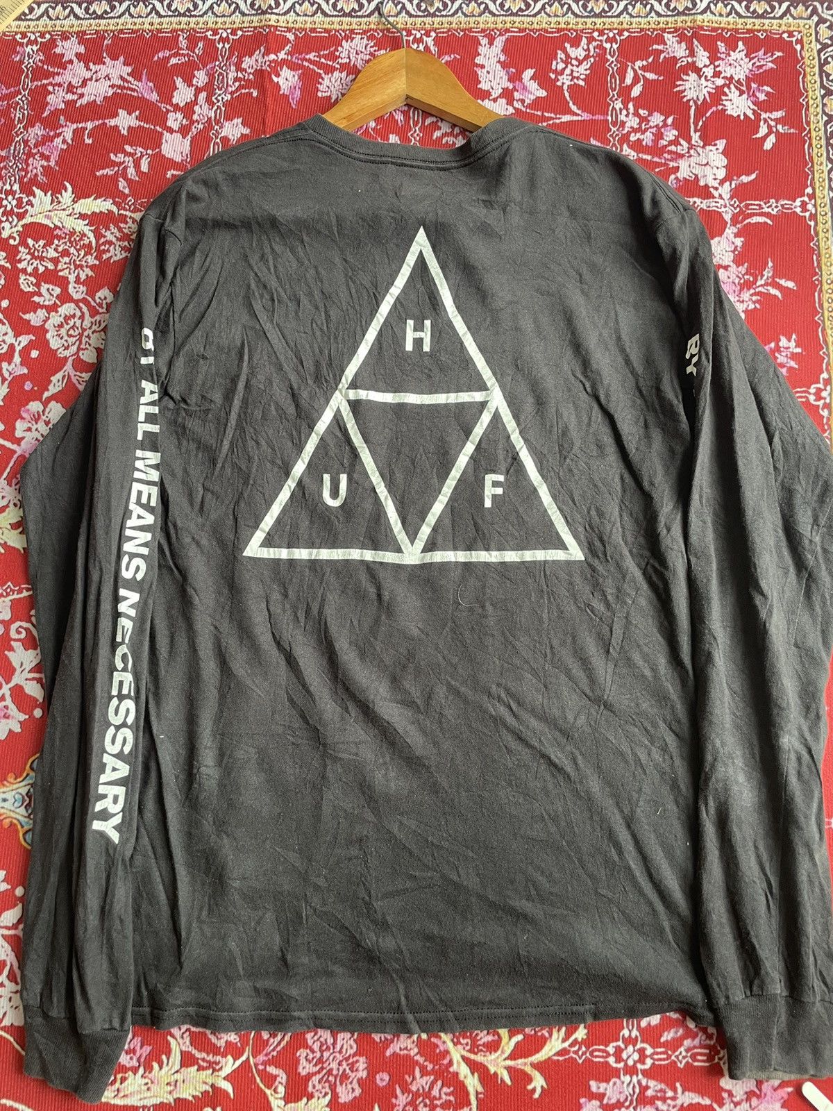 Huf Tshirt HUF By All Means Necessary Size US M / EU 48-50 / 2 - 2 Thumbnail