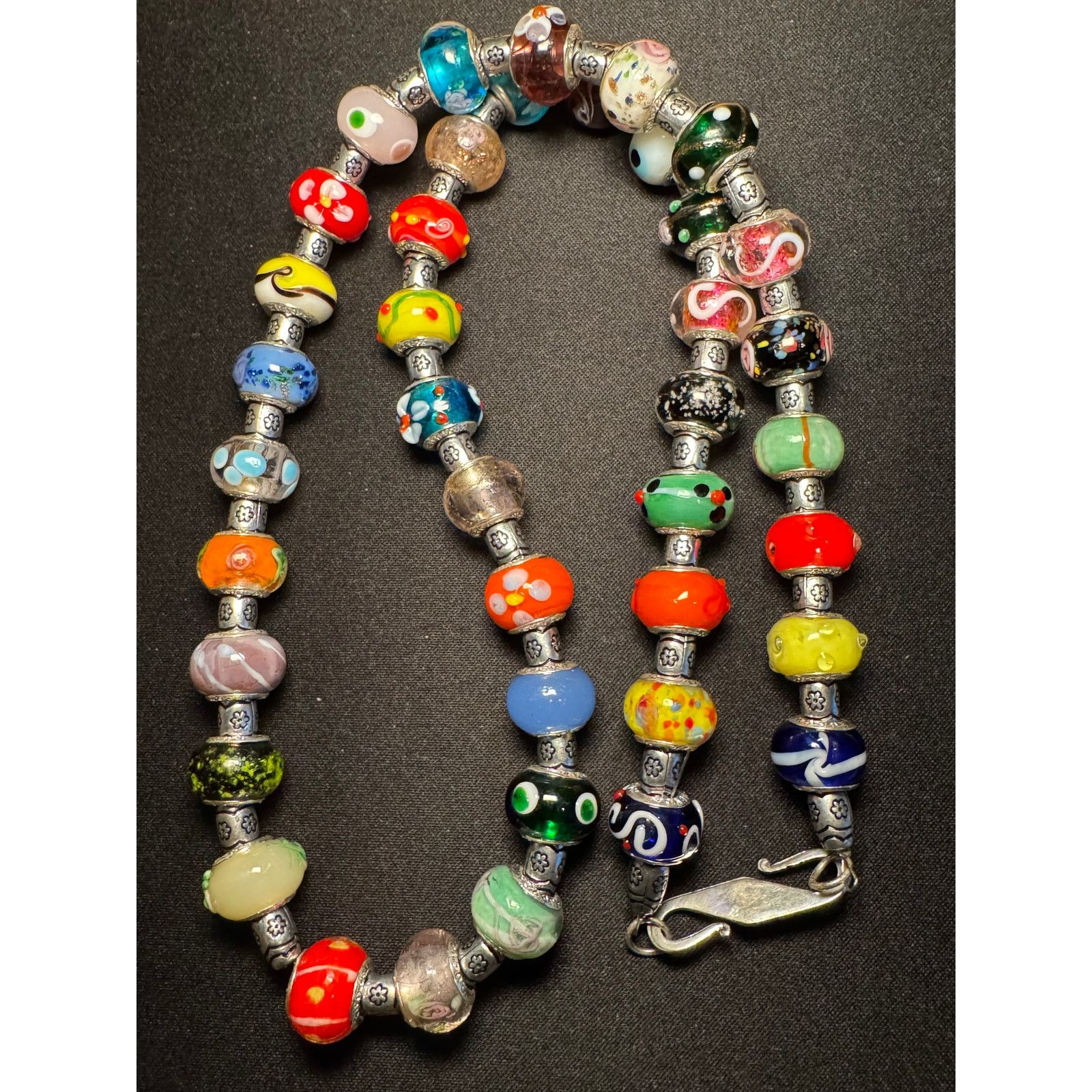 Other Lampwork Glass Beads Necklace 40 Beads 25in RubyCA Size ONE SIZE - 2 Thumbnail