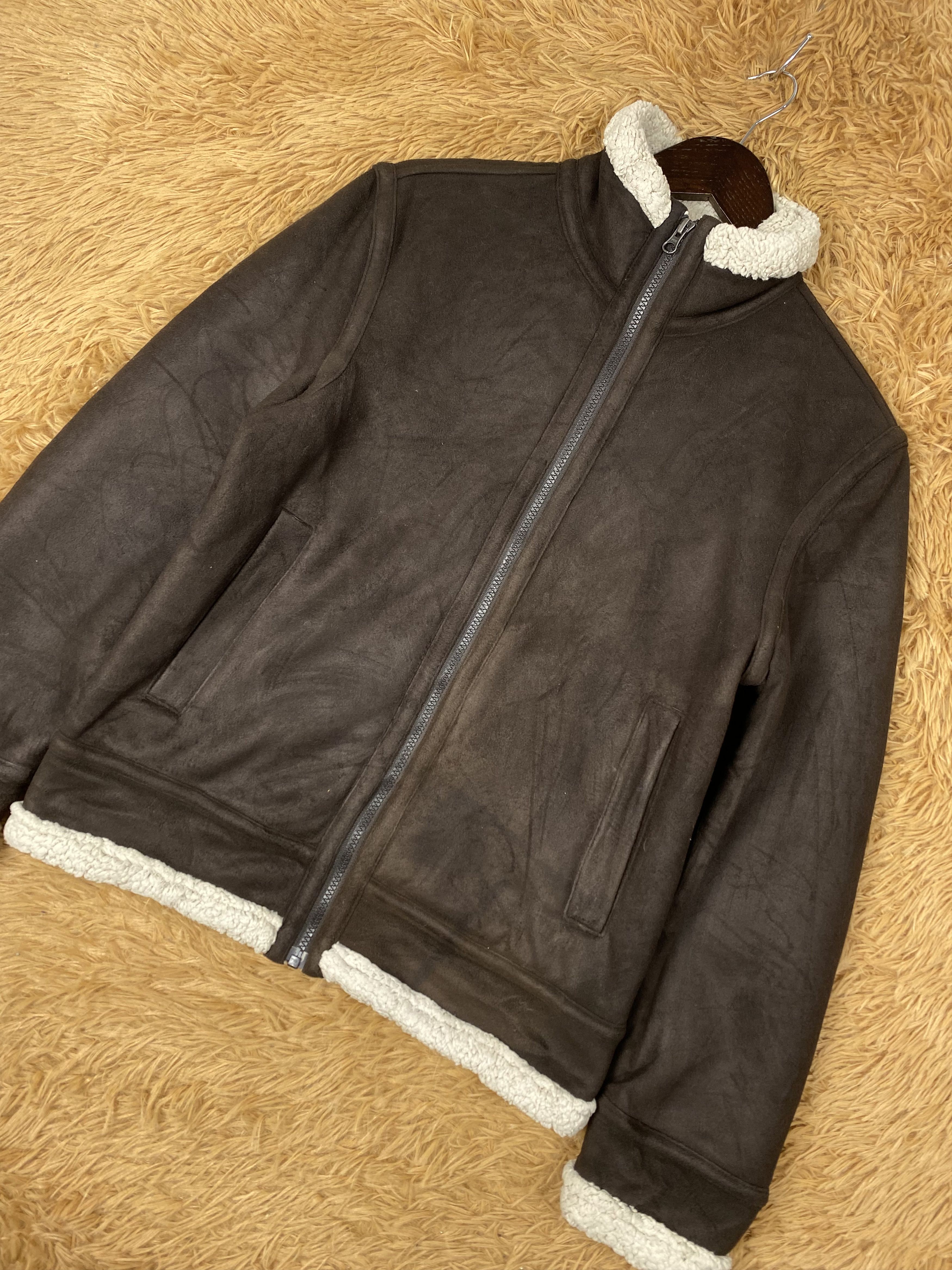 Vintage Uniqlo Sherpa Lining Jacket PJ02543