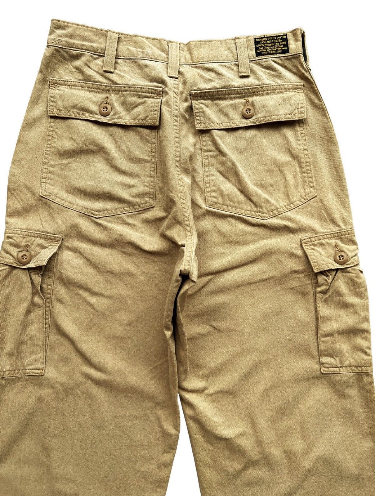Schott Vintage Schott USA Military Cargo Parachute Pants 30x32 Size US 30 / EU 46 - 4 Thumbnail