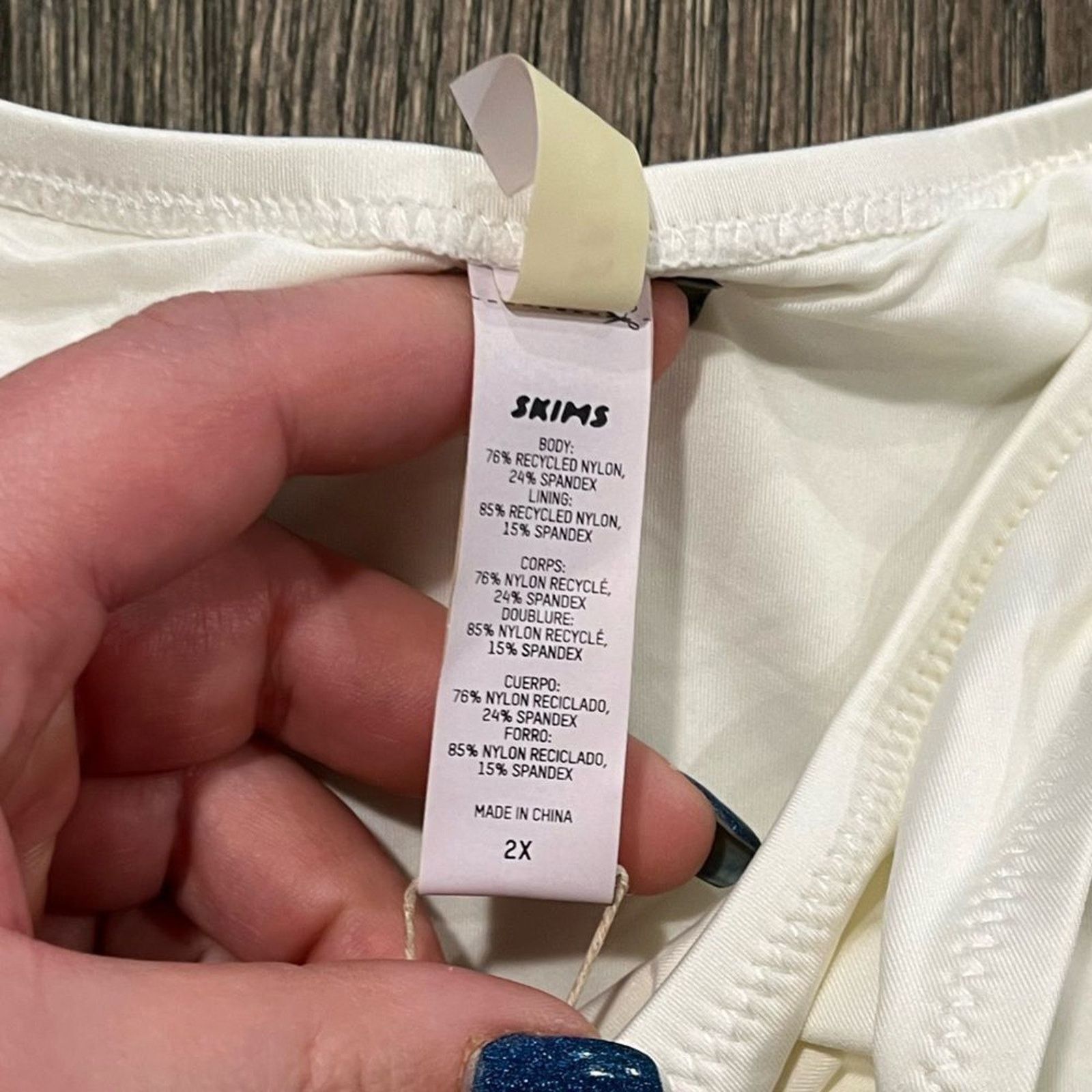 SKIMS NWT Skims Signature Swim Tie Bikini Bottom Swimwear Size 2X Size ONE SIZE - 2 Thumbnail