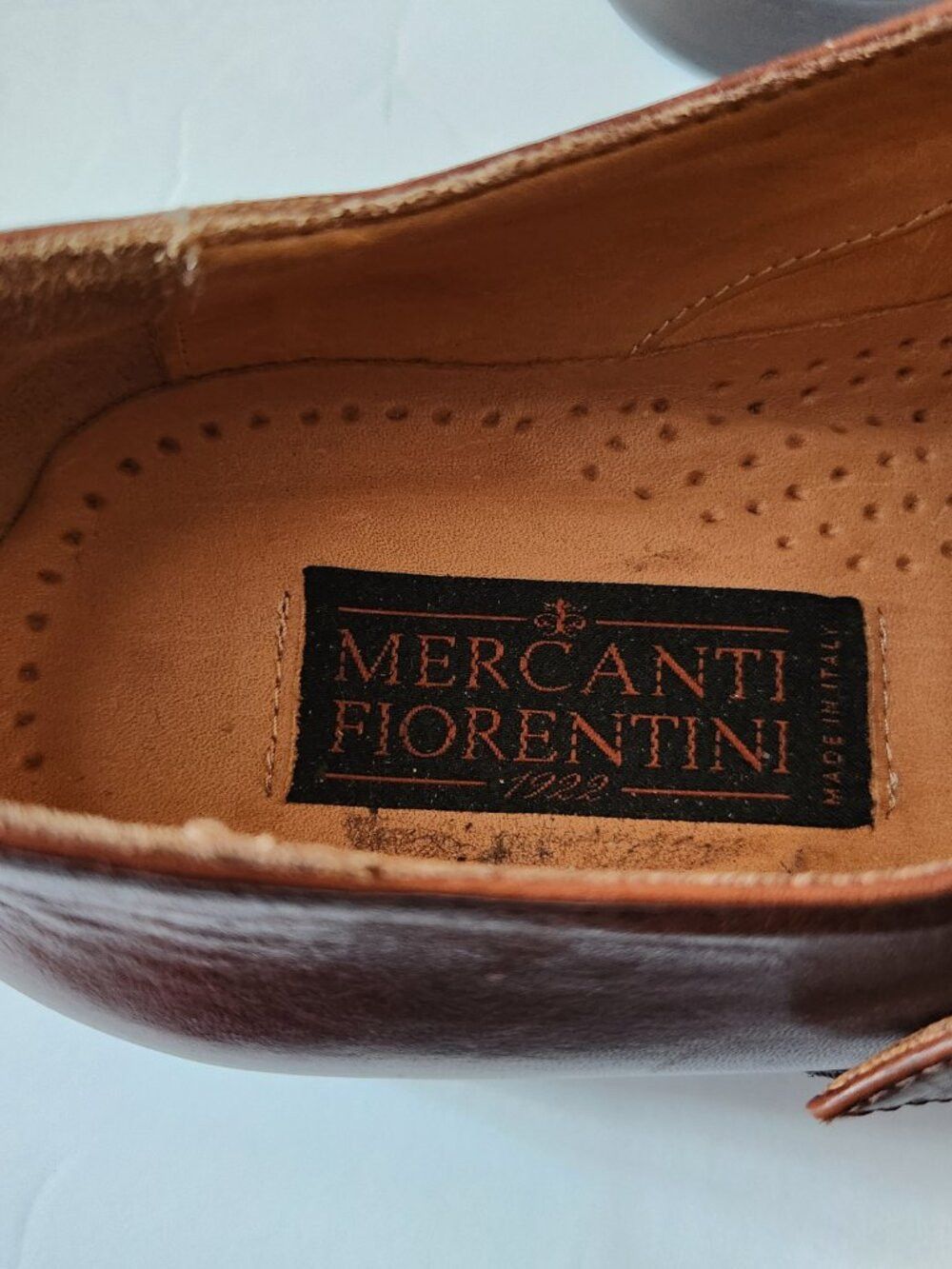 Mercanti Fiorentini Mercanti fiorentini men's brown leather dress shoes 10M Size US 10 / EU 43 - 4 Thumbnail