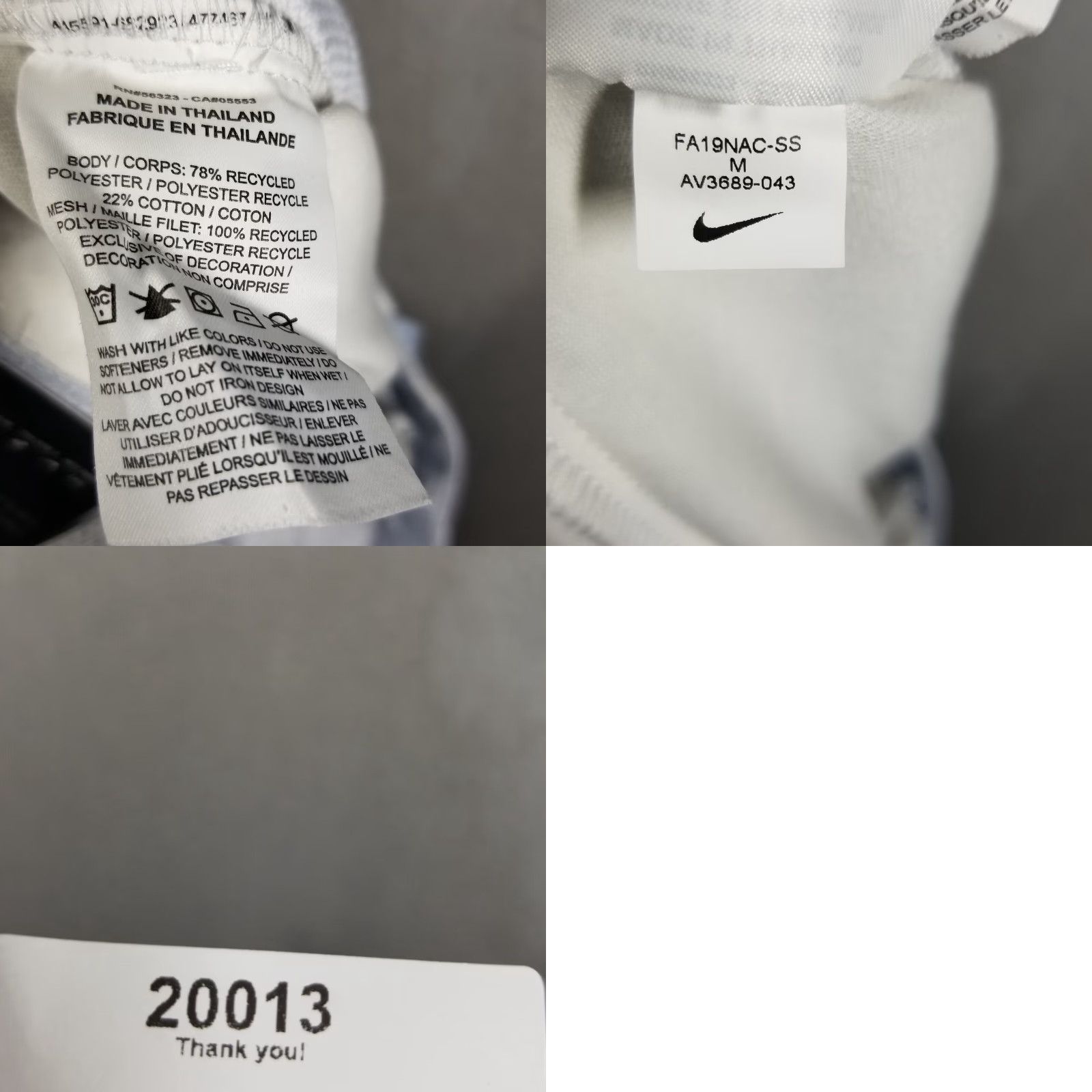 Nike Nike Women's Cropped Tapered Pants M White UV Golf Activewear Casual Sports Size 32" / US 10 / IT 46 - 8 Thumbnail