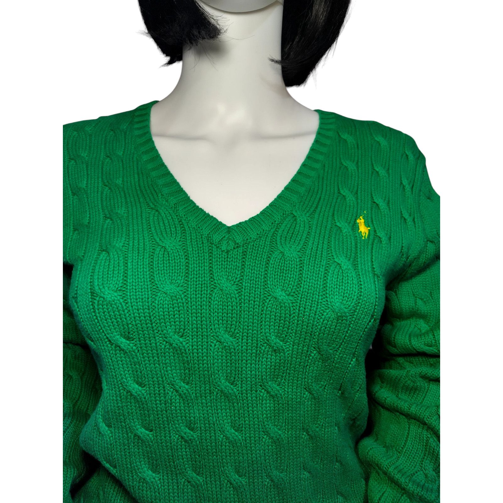 Ralph Lauren Ralph Lauren Sweater Women's Sz Lg Long Sleeve Cable Knit Size L / US 10 / IT 46 - 2 Thumbnail
