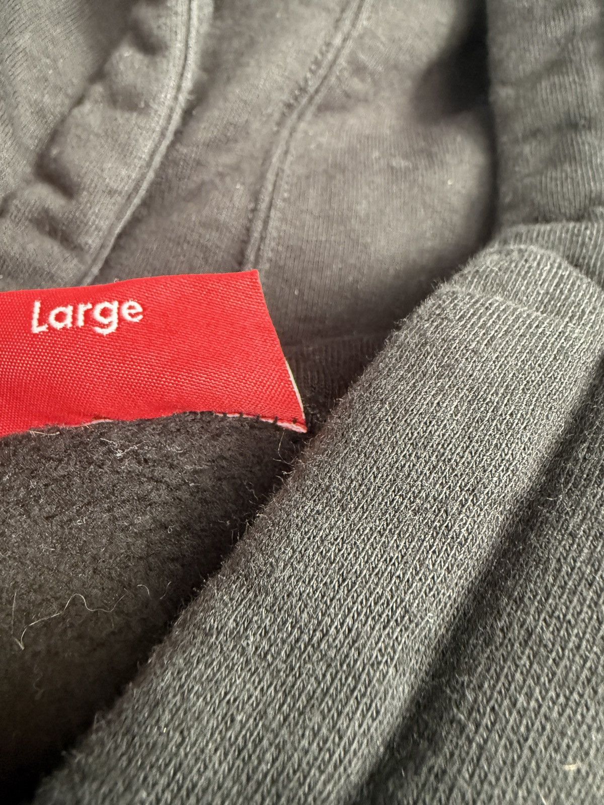 Supreme Supreme Text Stripe Hooded Sweatshirt Size US L / EU 52-54 / 3 - 4 Thumbnail