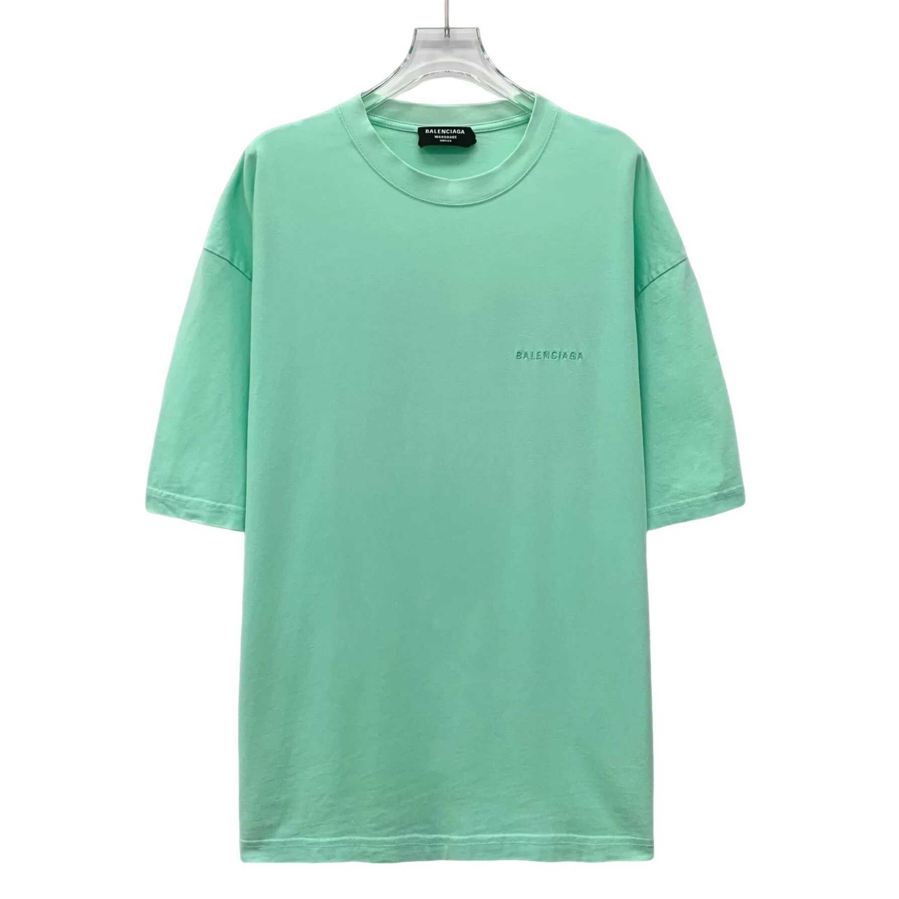 Balenciaga Balenciaga Logo Embroidered Cotton T-Shirt Size L Size US L / EU 52-54 / 3 - 1 Thumbnail