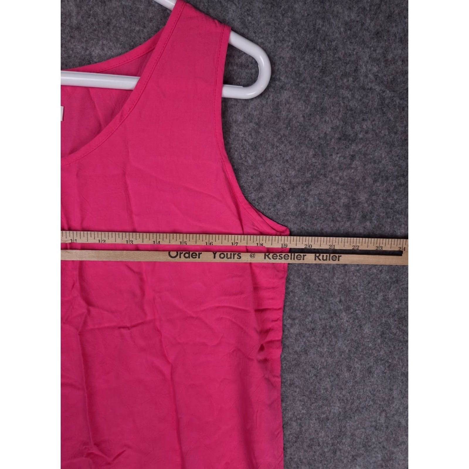 Jams World JAMS WORLD Tank Top Women’s Medium Pink Relaxed Hawaiian Sleeveless Round Neck Casual Basic Lightweight Summer Sprin g Size M / US 6-8 / IT 42-44 - 7 Thumbnail
