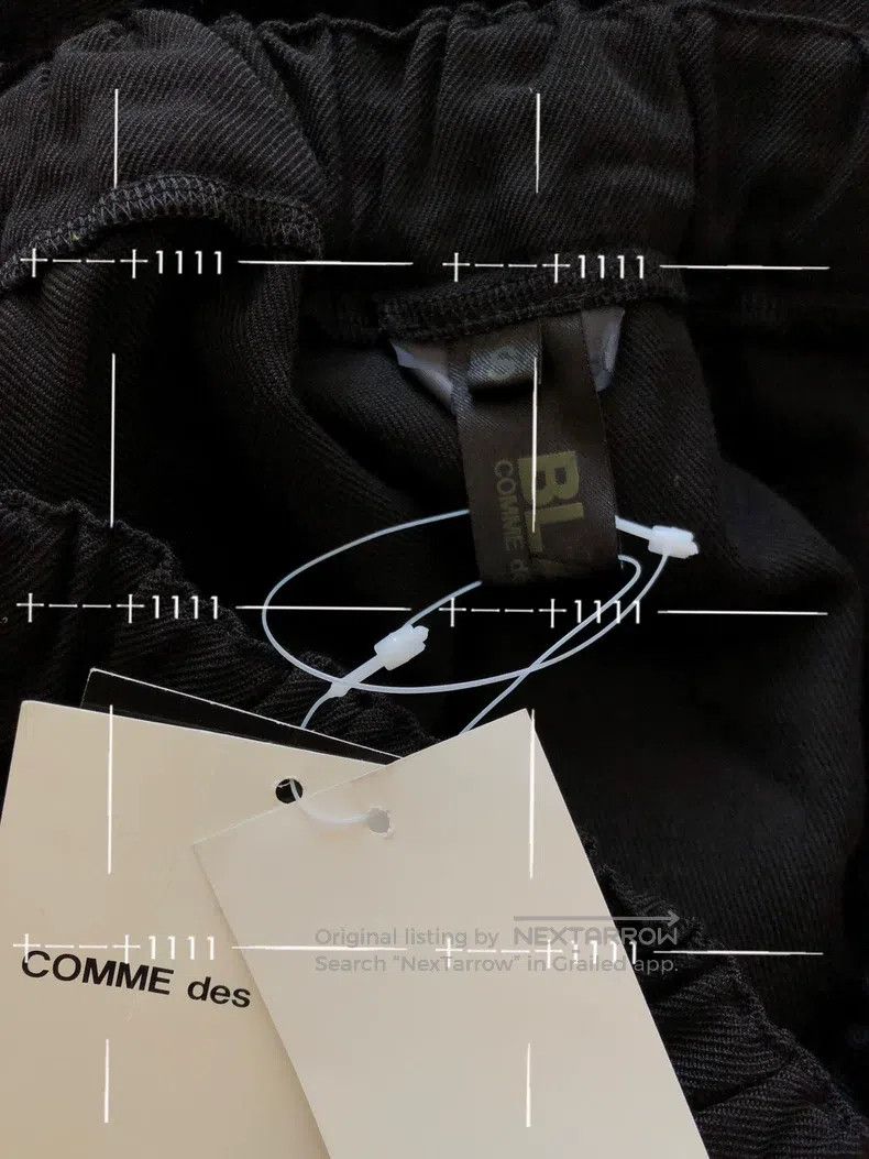 Comme des Garcons Comme Des Garcons size S Striped cut-out torn decorative e Size 22" - 8 Thumbnail