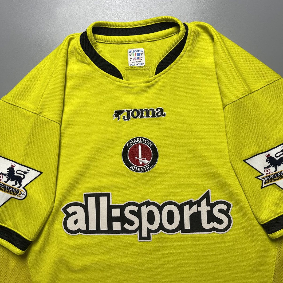 Joma CHARLTON JOMA 2003/2004 FOOTBALL AWAY JERSEY #11 DI CANIO Size US M / EU 48-50 / 2 - 4 Thumbnail