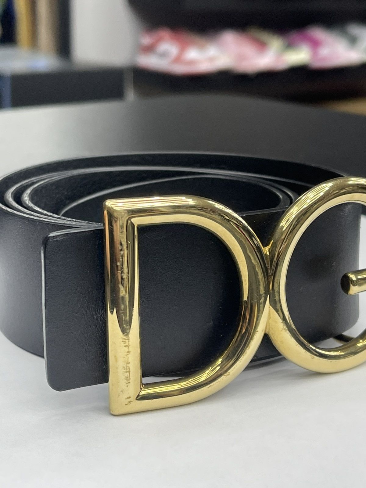 Dolce & Gabbana Dolce & Gabbana DG Logo Buckle Belt 36IN/90CM Size 36 - 3 Thumbnail