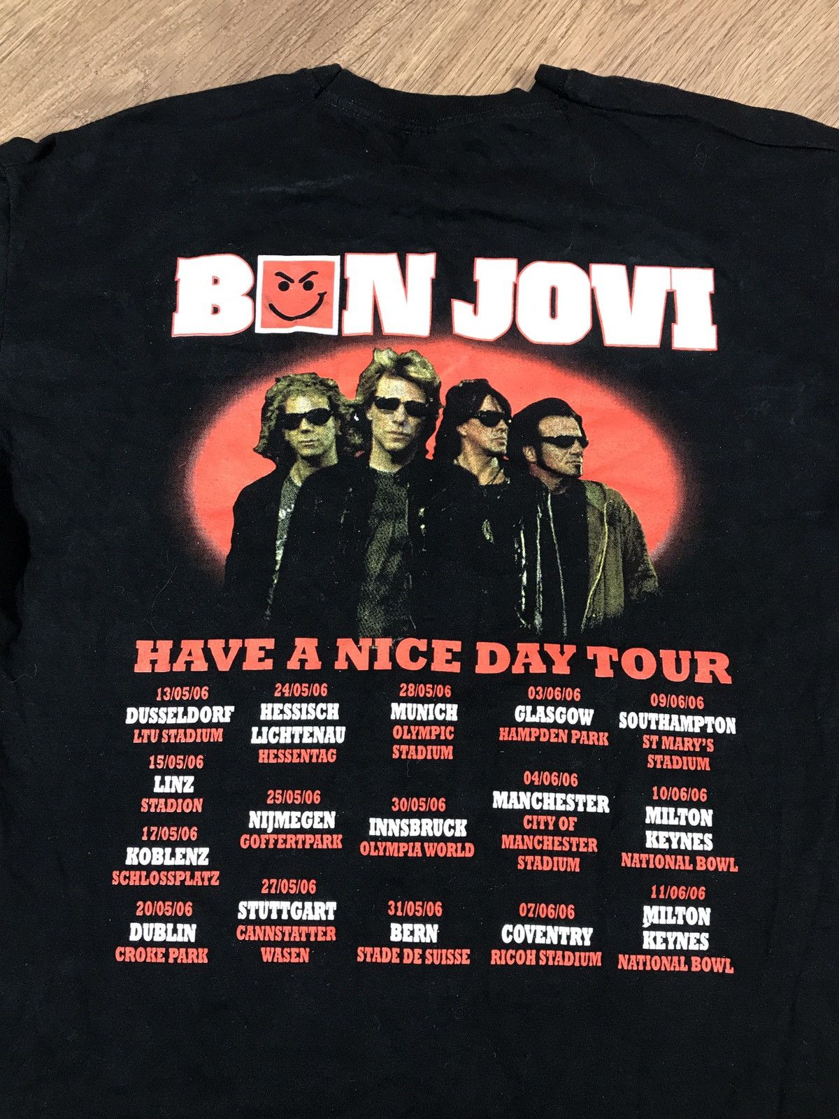 Band Tees × Vintage Vintage Bon Jovi Have A Nice Day Tour 2006 T Shirt Size US L / EU 52-54 / 3 - 6 Thumbnail
