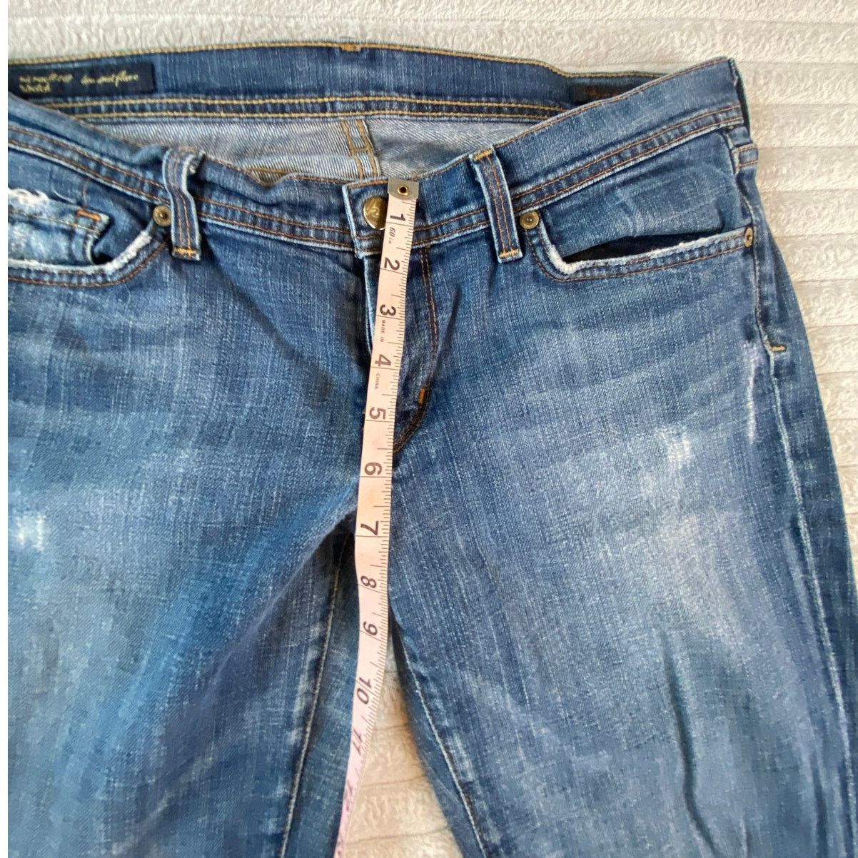 Citizens Of Humanity Citizens of Humanity Ric Rac 109 Jeans Sz 32 Low Bootcut Size 32" / US 10 / IT 46 - 4 Thumbnail