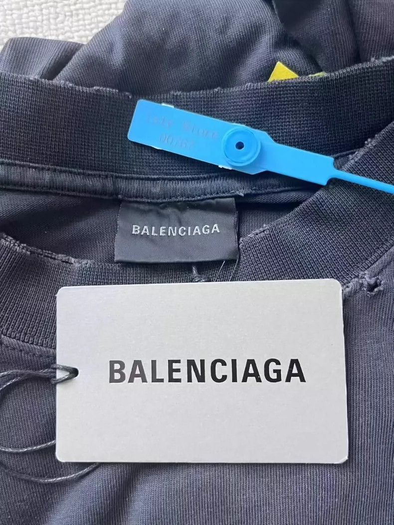 Balenciaga Balenciaga Tape monogrammed Logo printed Jersey crewneck l Size US S / EU 44-46 / 1 - 3 Thumbnail