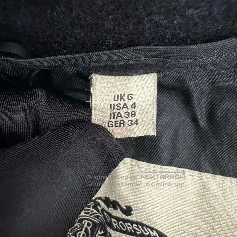 Burberry Burberry Black Wool Ladies Trench Coat. Size S / US 4 / IT 40 - 6 Thumbnail