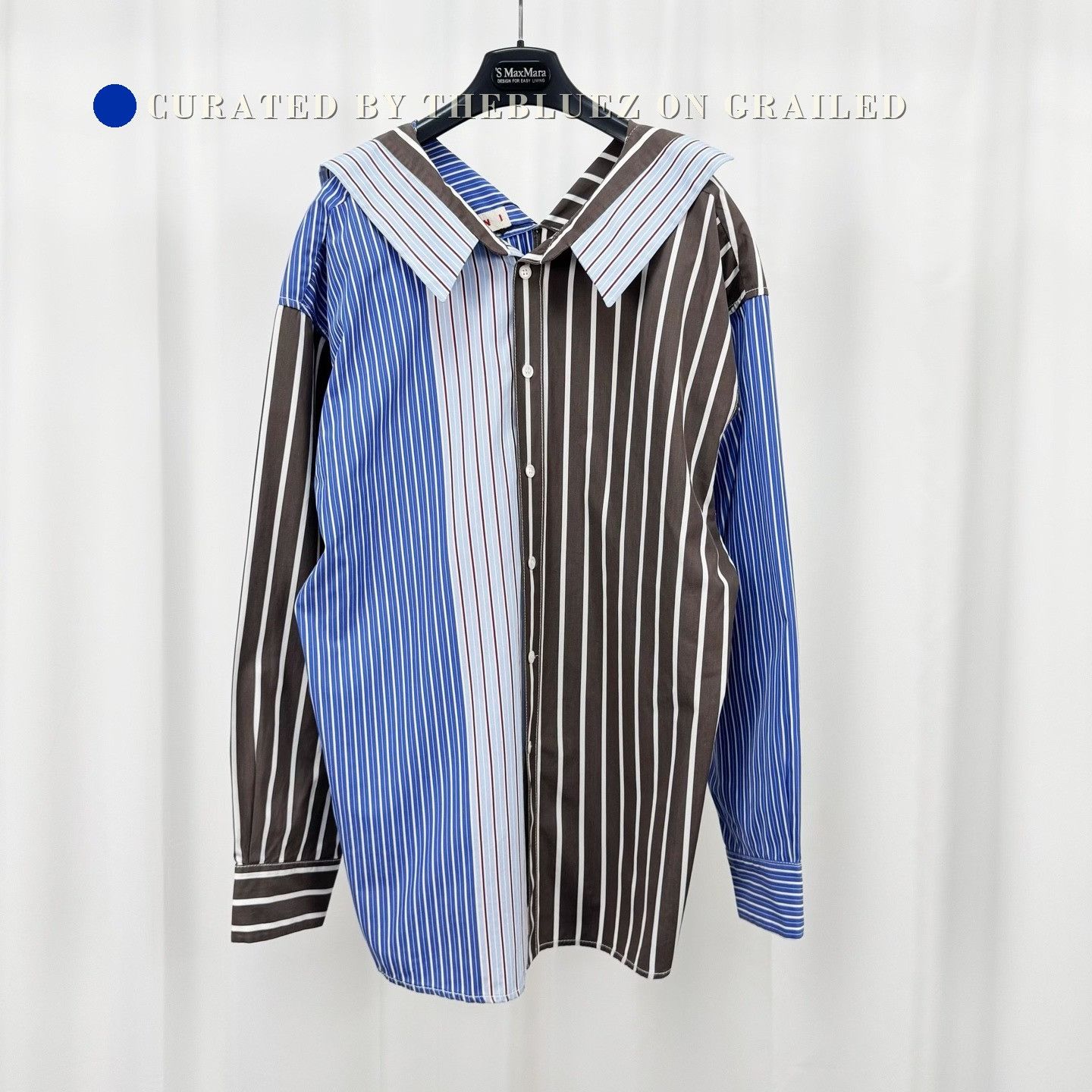Marni Marni Patchwork Stripe Long-Sleeve Shirt Size US XXS / EU 40 - 1 Thumbnail