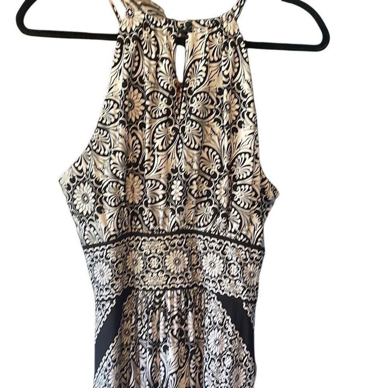 Designer White House Black Market summer bohemian maxi dress medium Size M / US 6-8 / IT 42-44 - 3 Thumbnail
