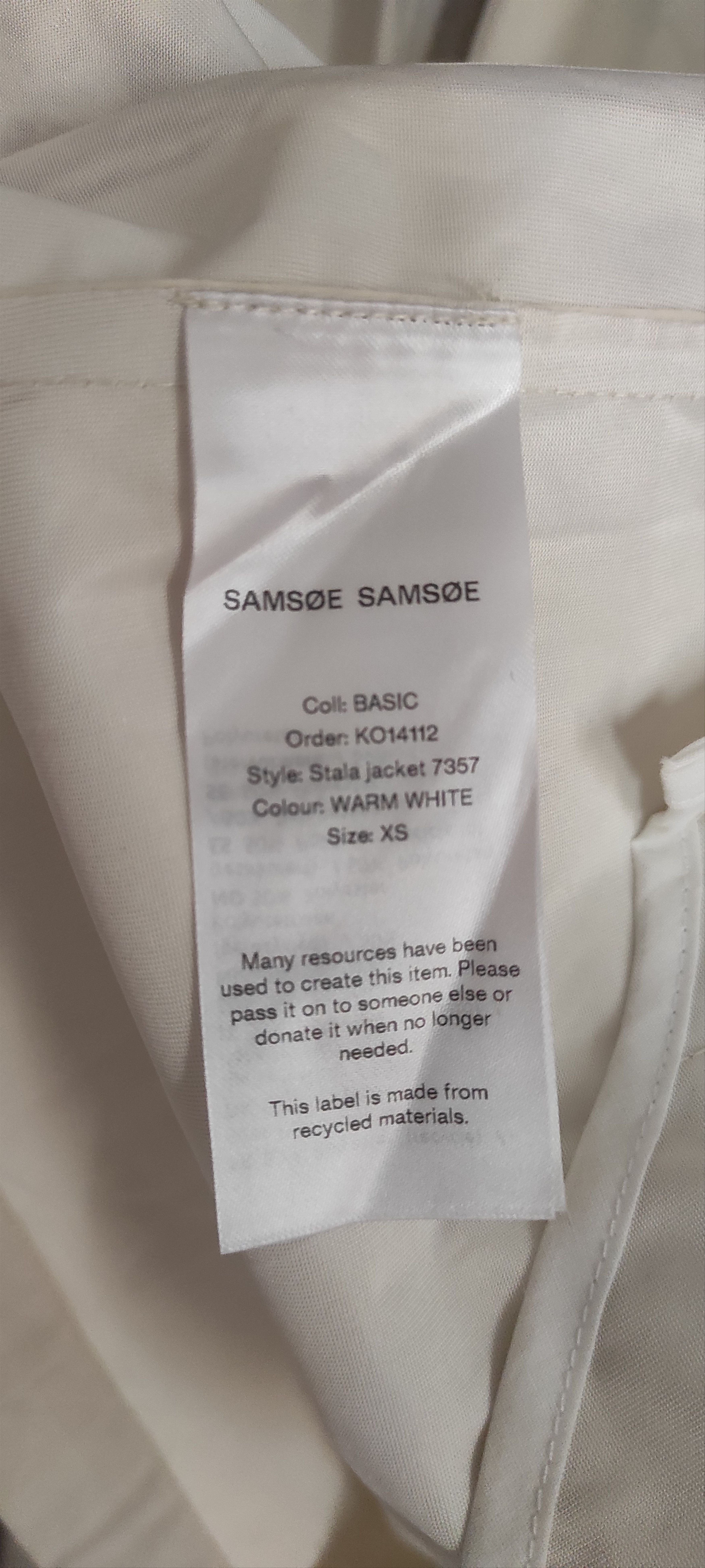 Samsoe Samsoe SAMSOE SAMSOE STALA Windproof Rain Coat Waterproof Jacket Size XS / US 0-2 / IT 36-38 - 11 Thumbnail