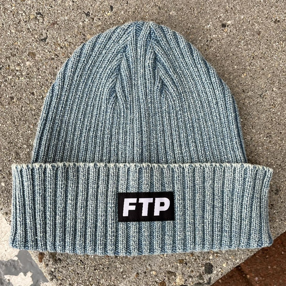 Fuck The Population 2023’ Fuck The Population FTP Denim Dye Logo Beanie Size ONE SIZE - 1 Thumbnail