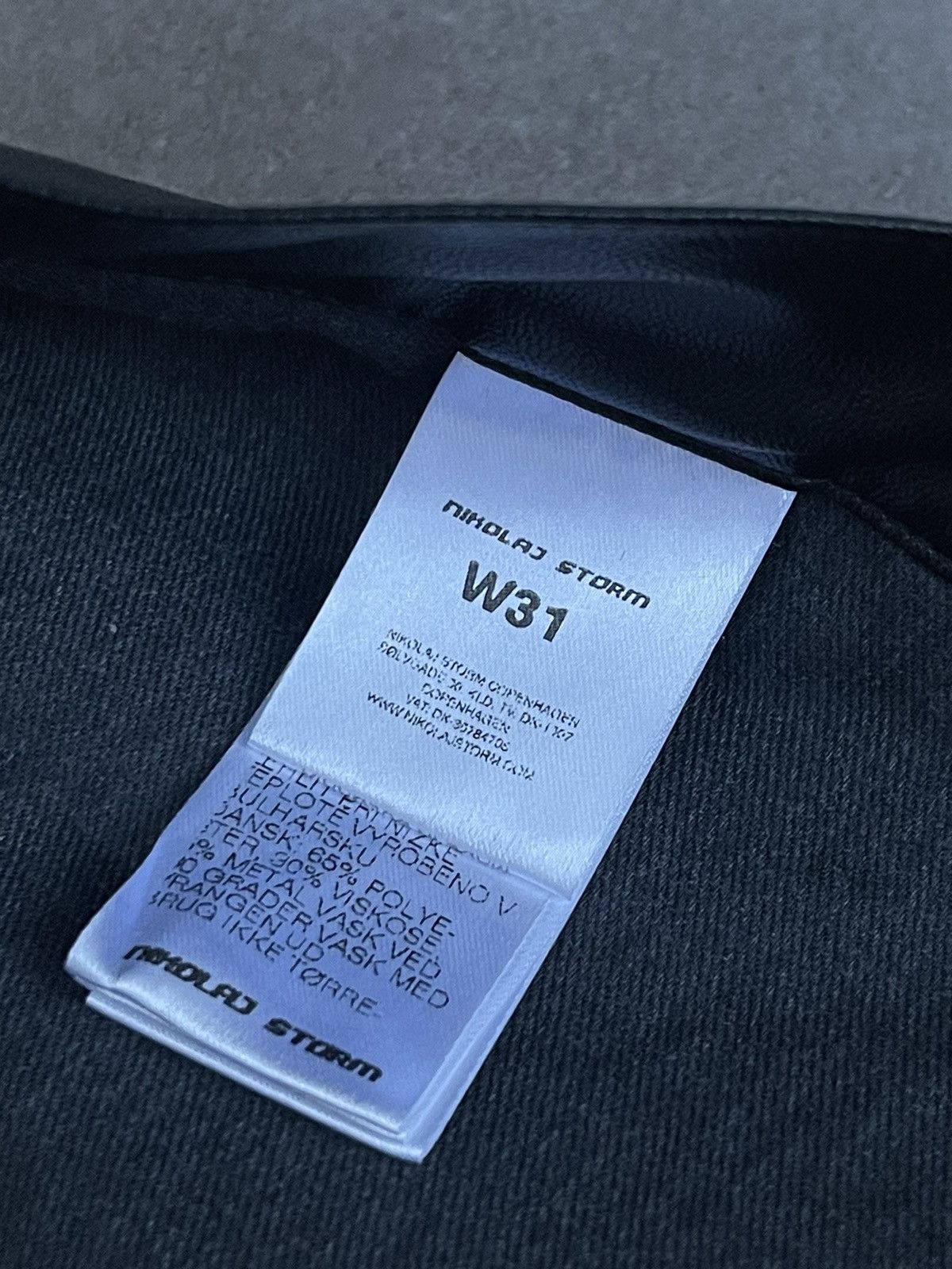 Other !DS! SS22 Nikolaj Storm Black Work Pants Size US 30 / EU 46 - 17 Thumbnail
