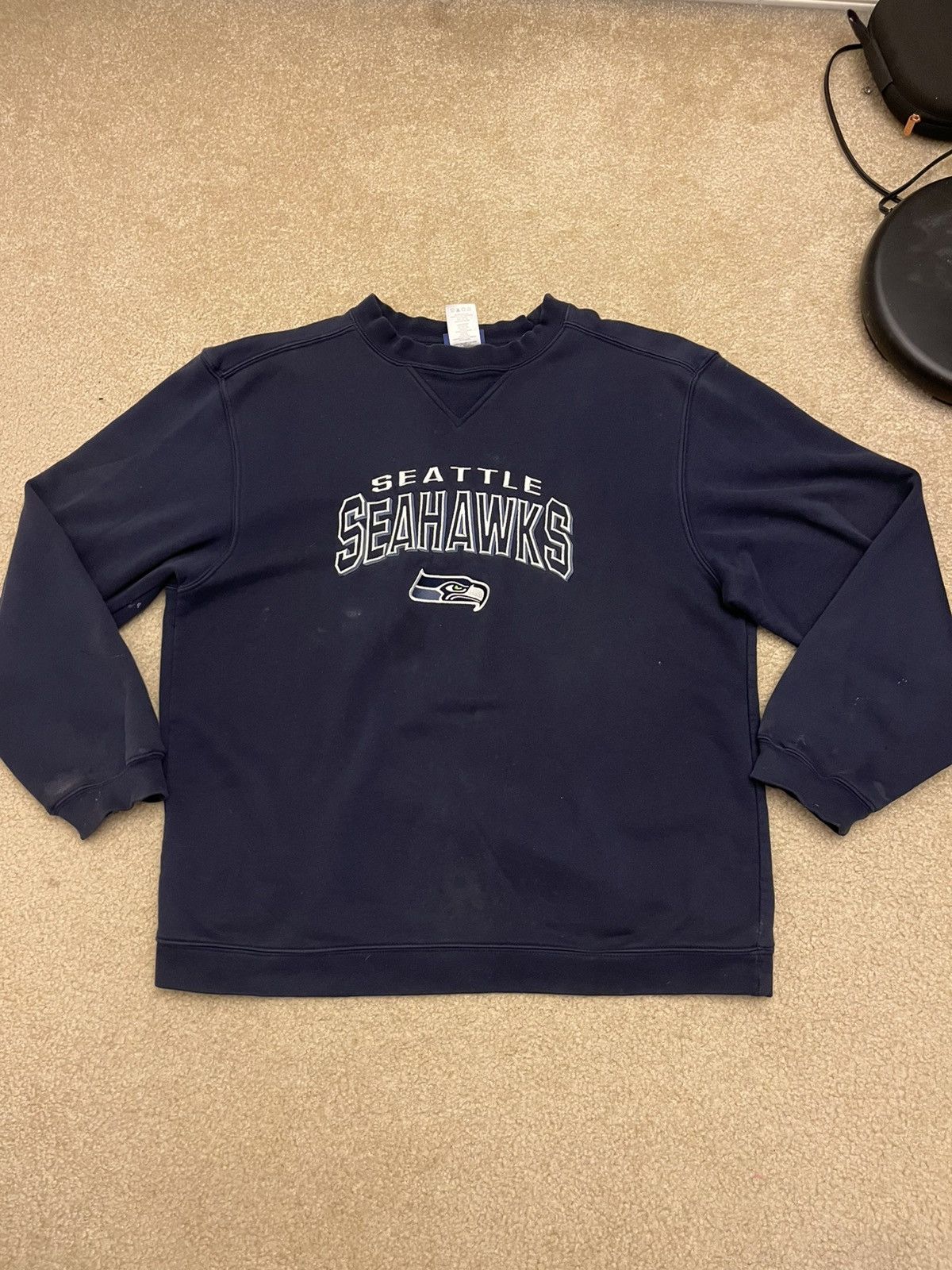 Reebok × Vintage Seattle Seahawks vintage Reebok Crewneck sweater Size US M / EU 48-50 / 2 - 1 Thumbnail
